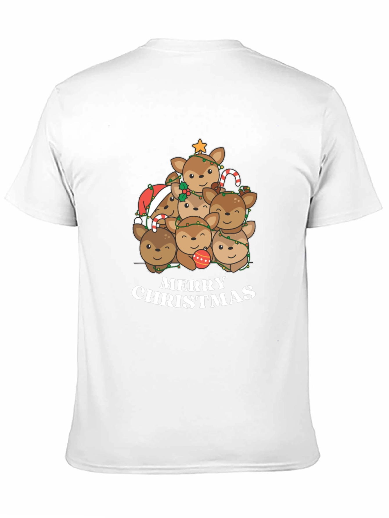 Christmas Reindeer Stack T-Shirt