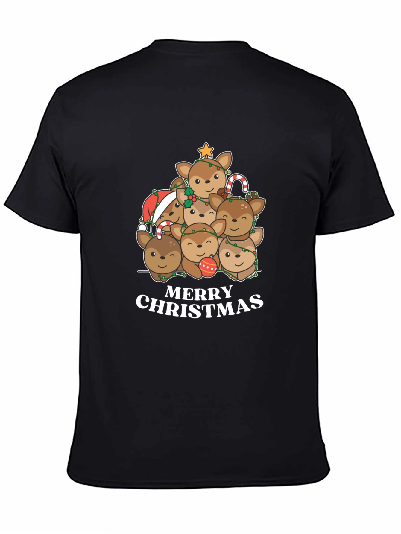 Christmas Reindeer Stack T-Shirt