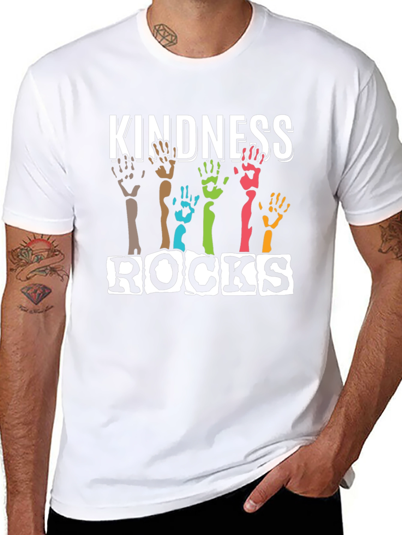 Kindness Rocks Graphic Tee - Black