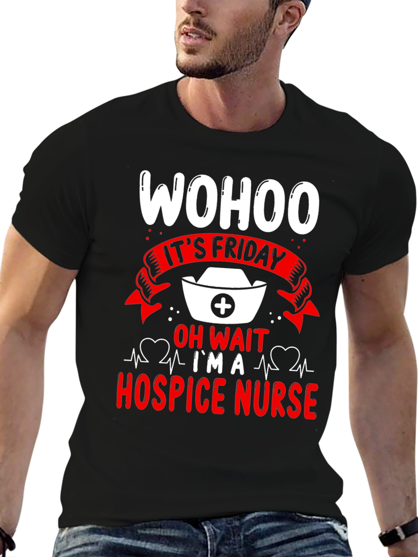 Wohoo Its Friday Hospice Nurse T-Shirt