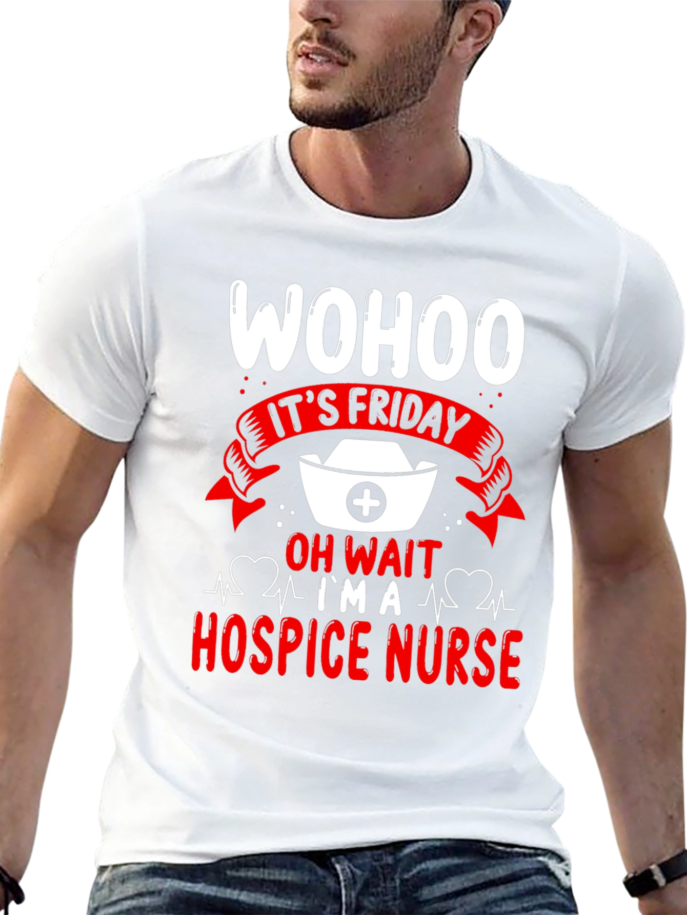 Wohoo Its Friday Hospice Nurse T-Shirt