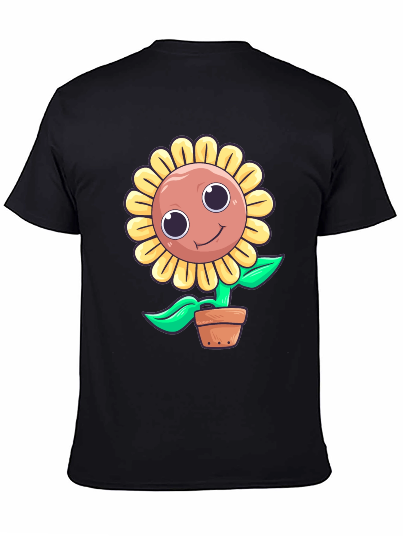 Cute Cartoon Sunflower T-Shirt