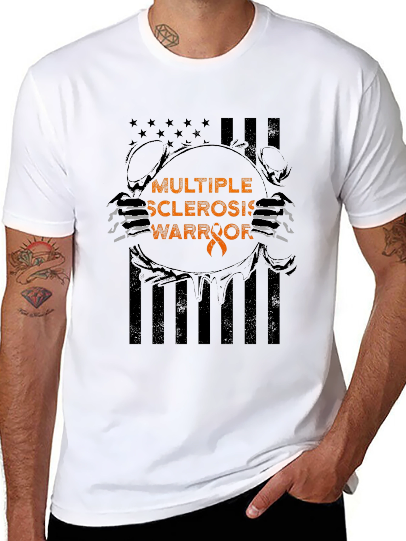 Multiple Sclerosis Warrior Awareness T-Shirt