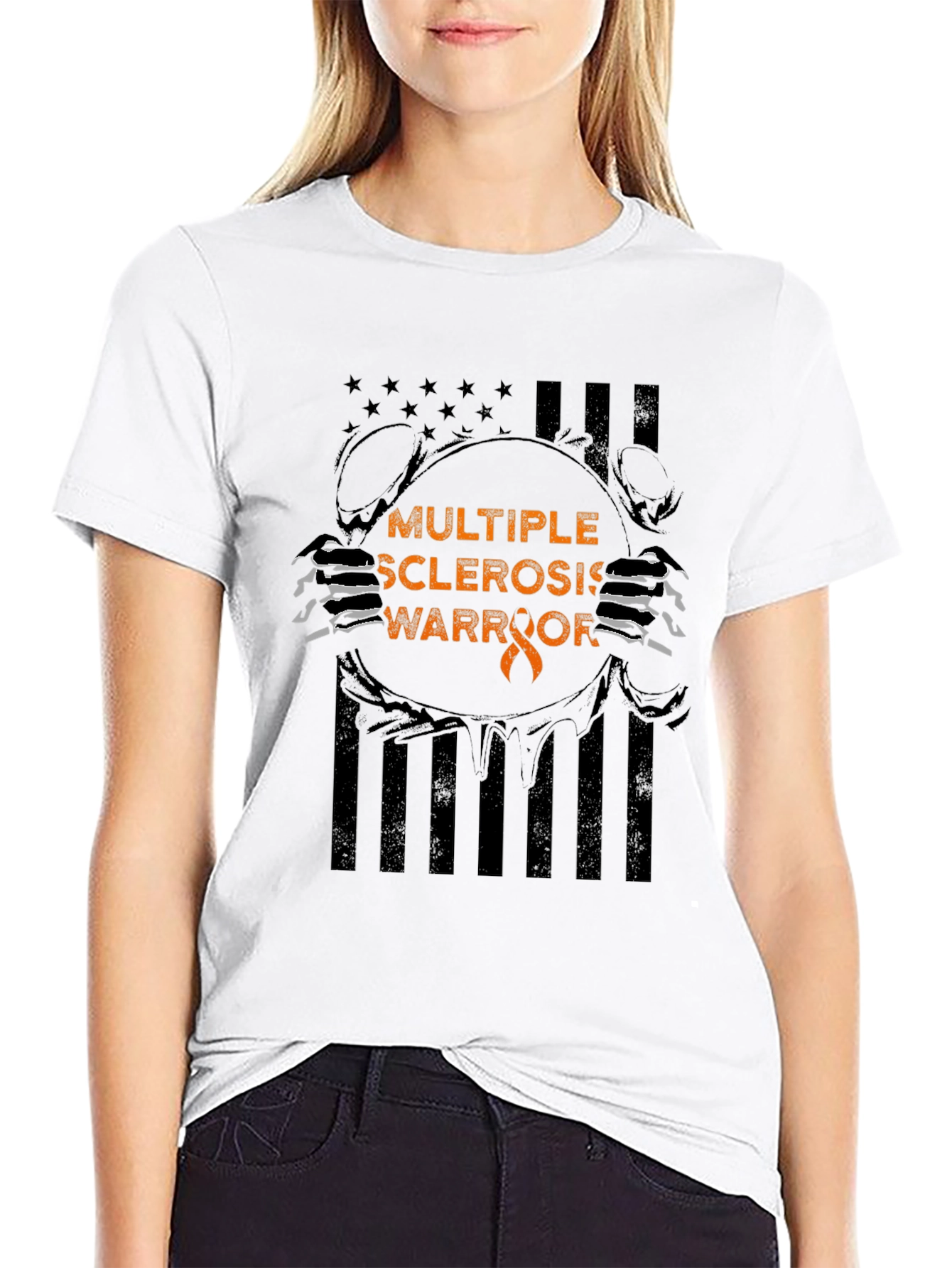 Multiple Sclerosis Warrior Awareness T-Shirt