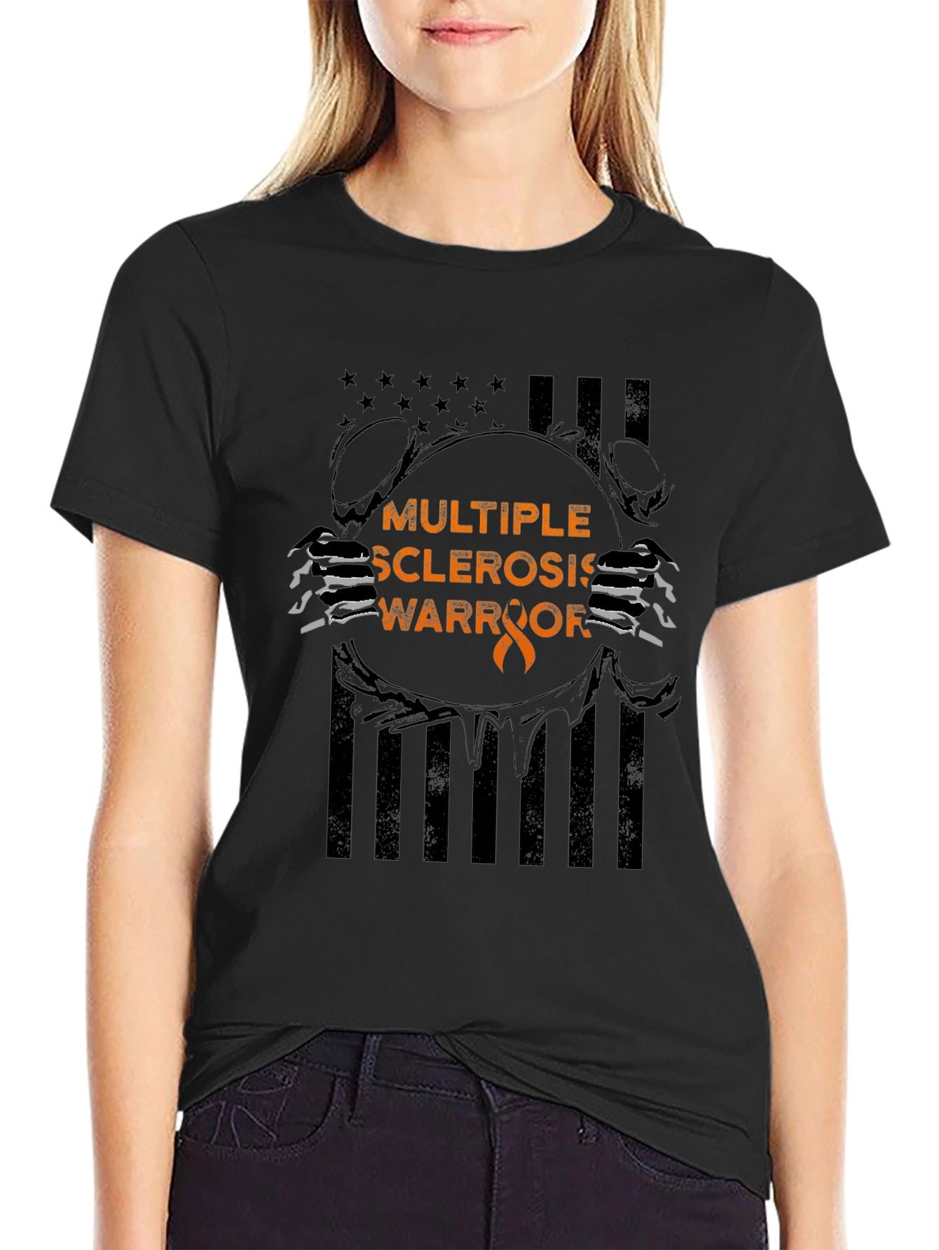 Multiple Sclerosis Warrior Awareness T-Shirt