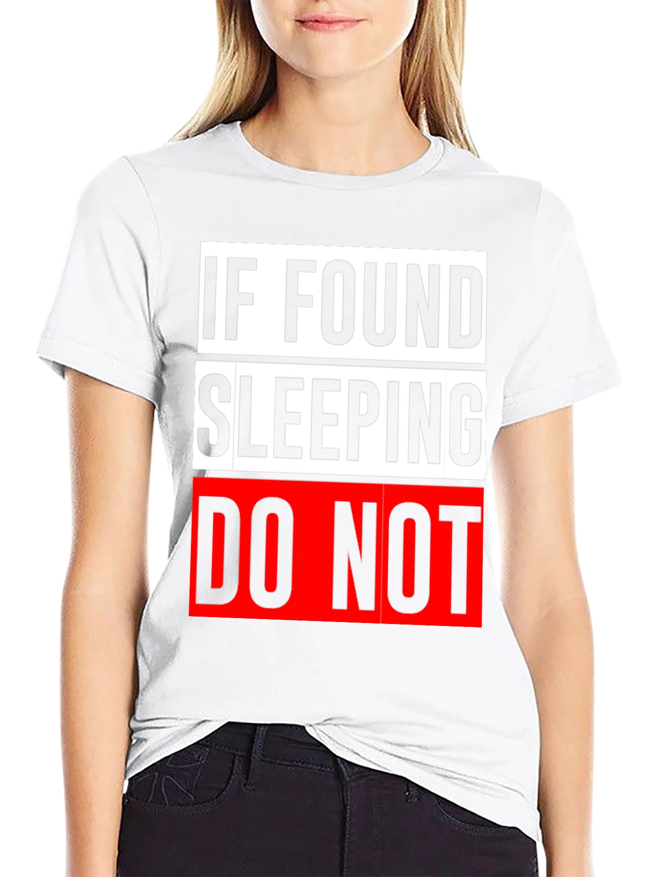 Funny If Found Sleeping Graphic Mens Tee