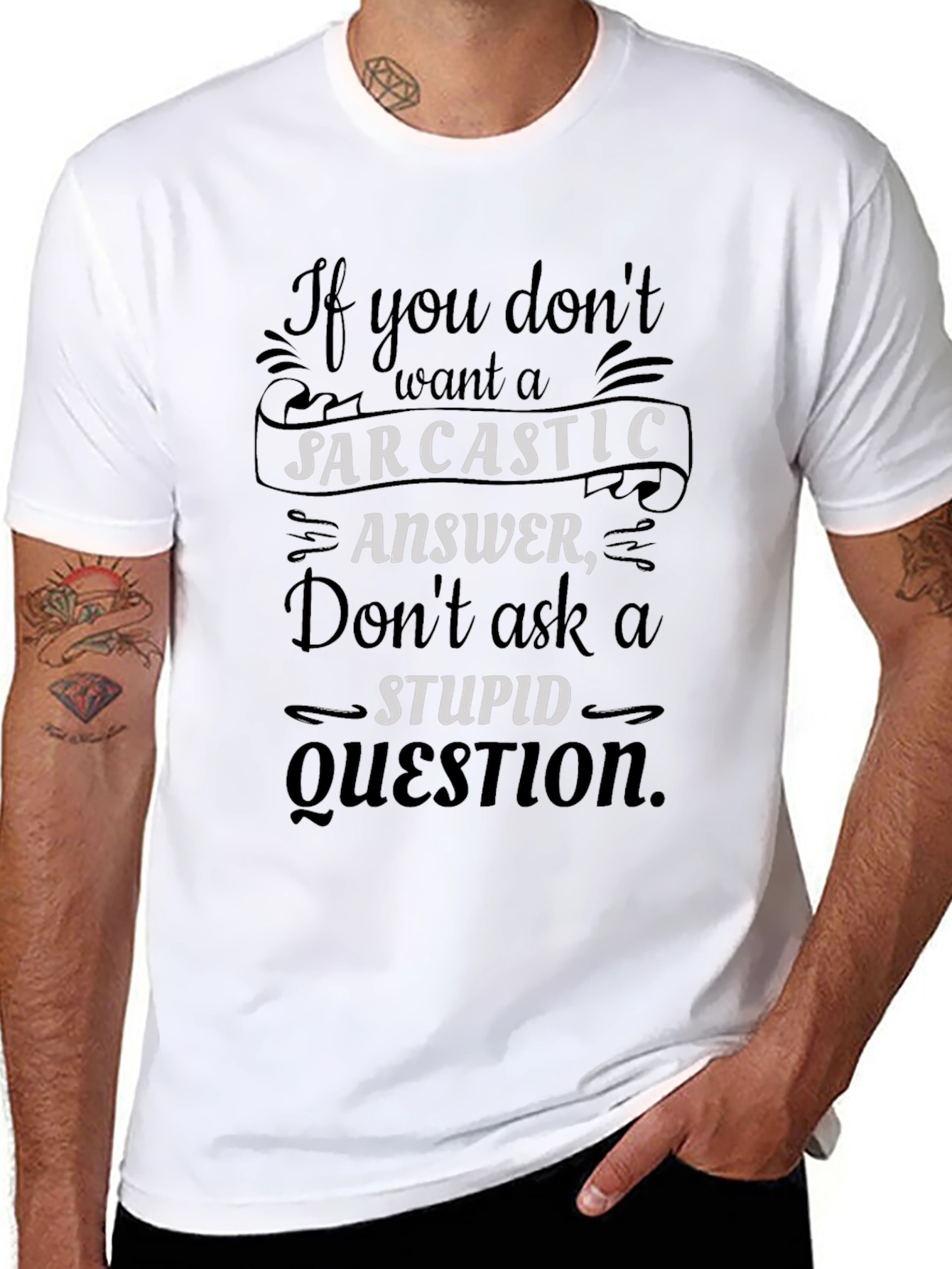 Sarcastic Answer T-Shirt - Funny Humor Tee