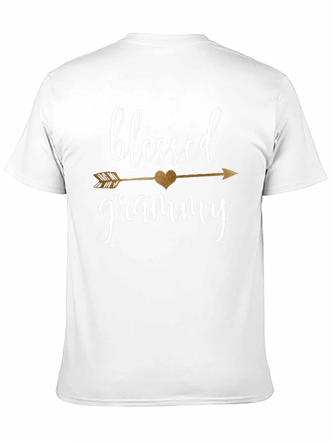 Blessed Grammy T-Shirt Heart Arrow Design