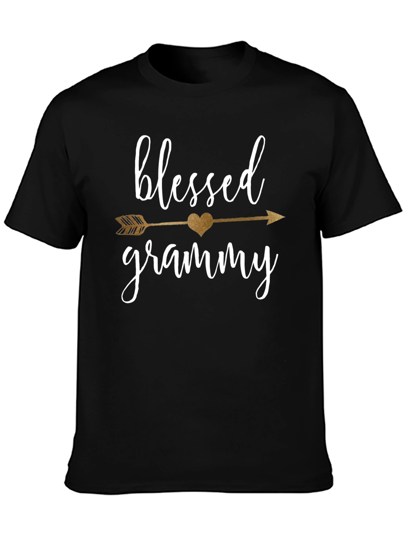 Blessed Grammy T-Shirt Heart Arrow Design