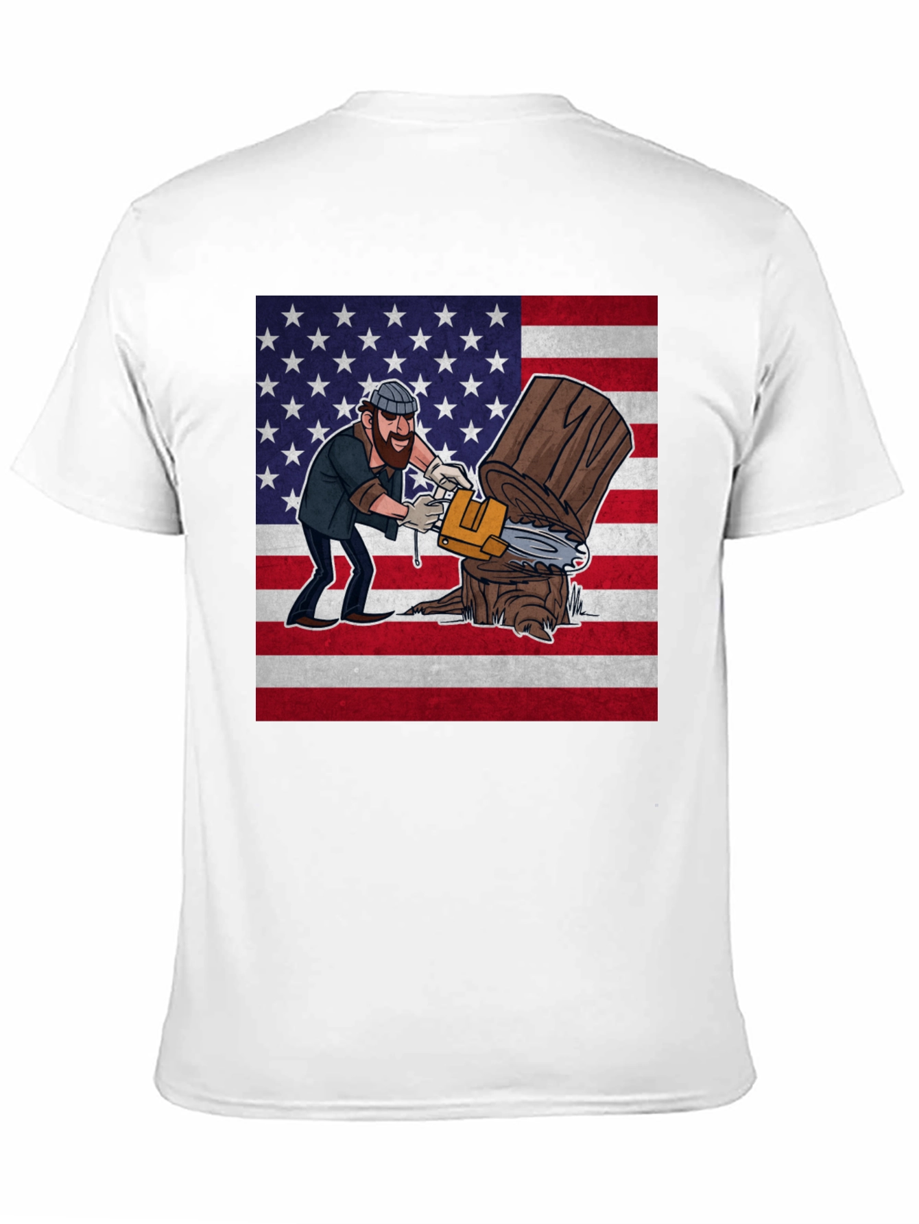 Lumberjack USA Flag Graphic Tee