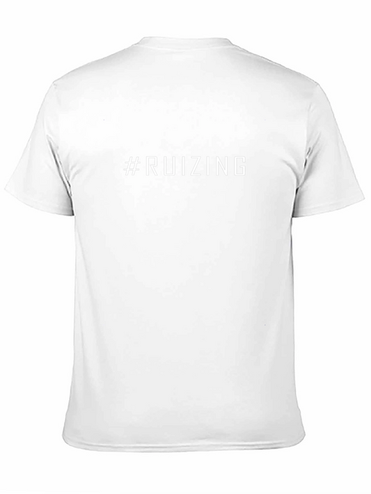 #Ruizing Black Graphic Tee - Modern Trendy Style