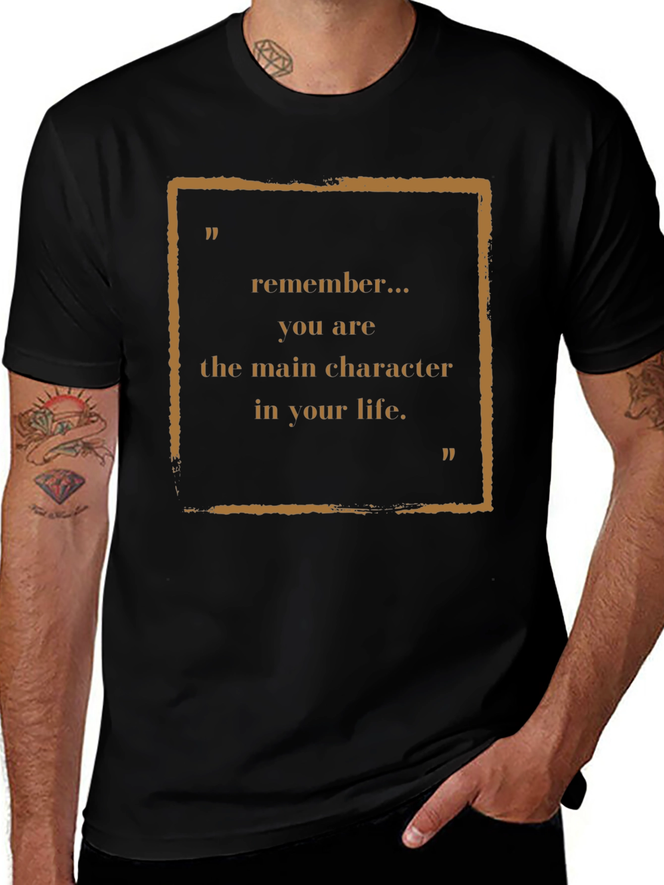 Motivational Main Character Graphic Tee