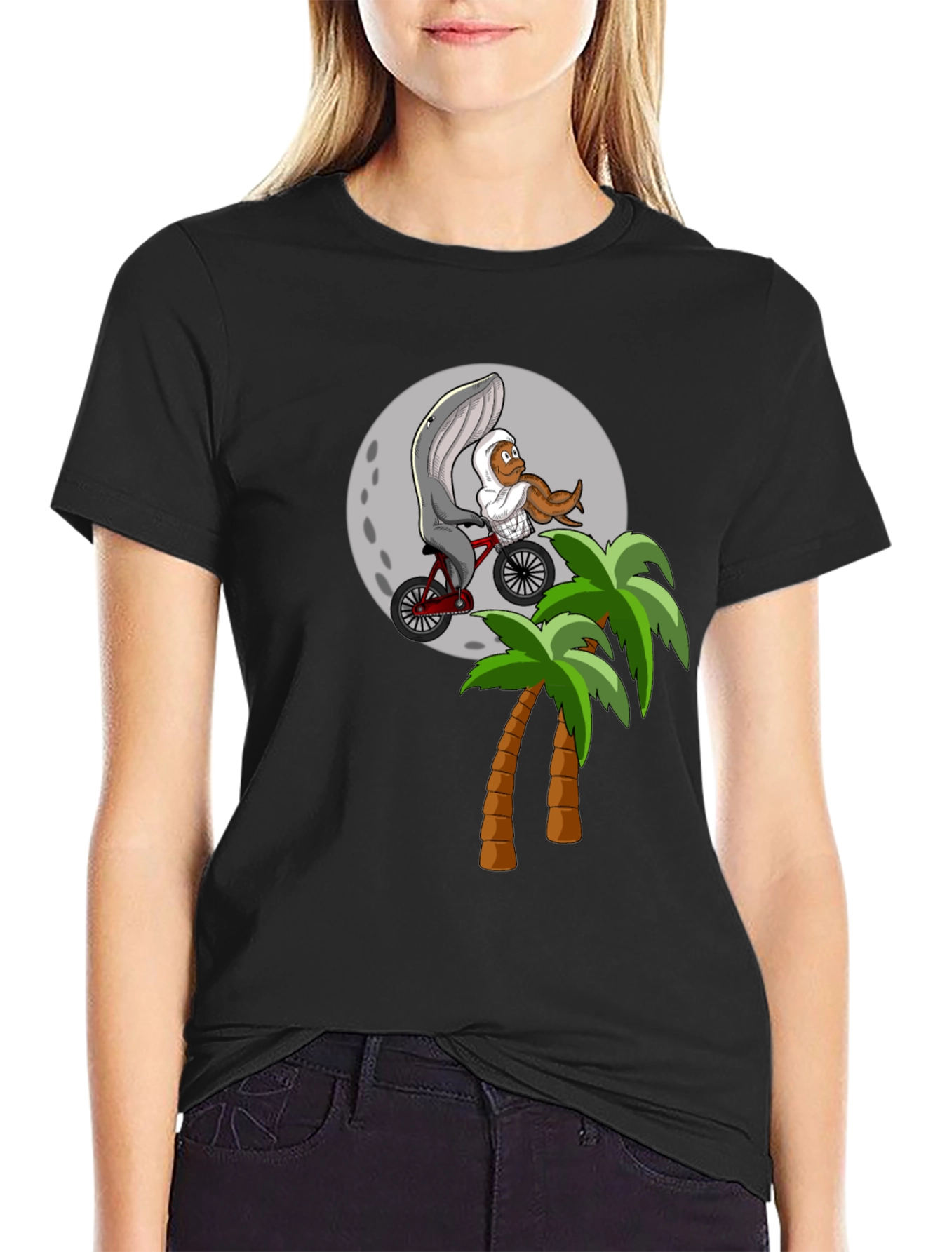 Whimsical Whale & Octopus T-Shirt