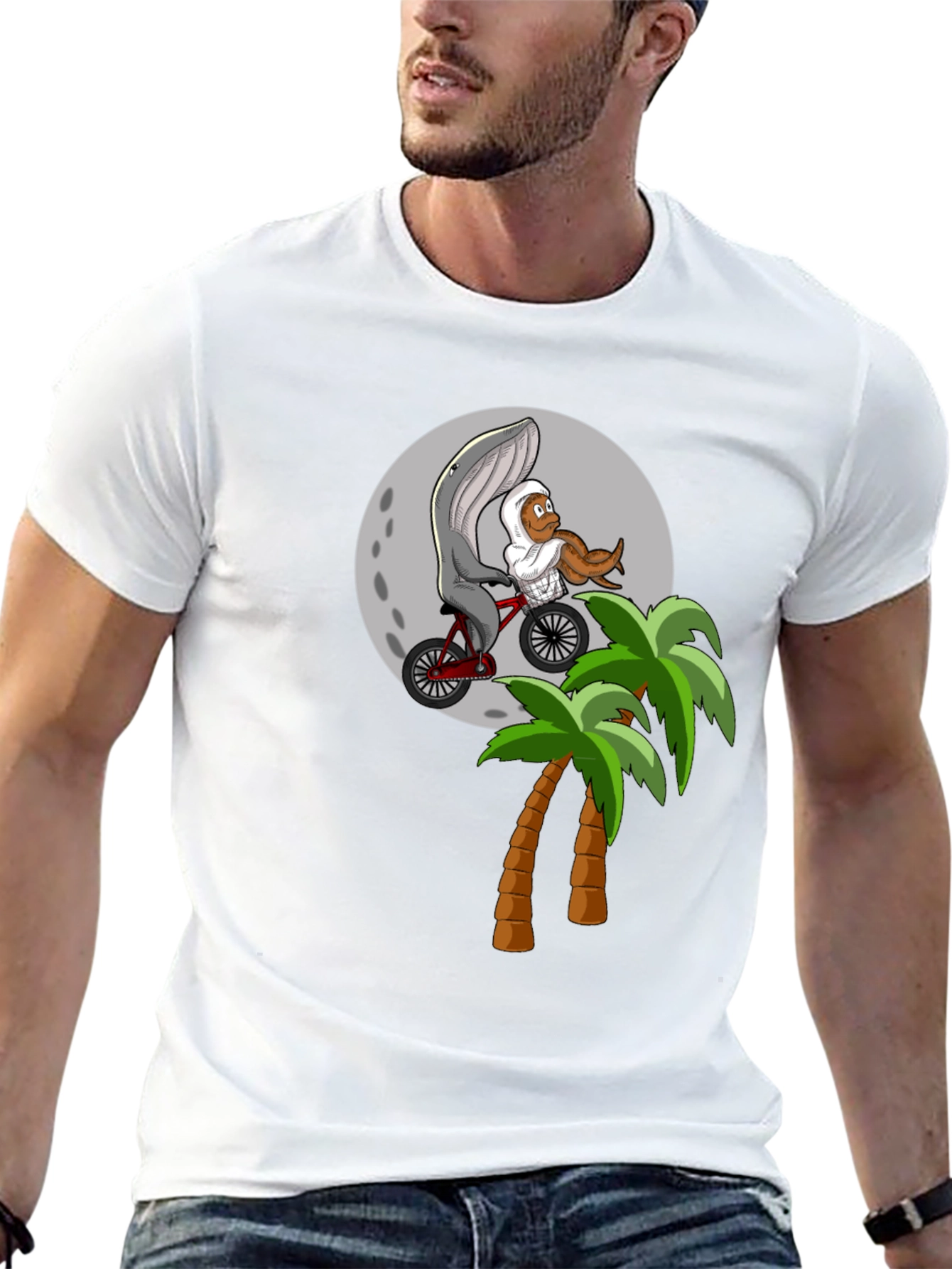 Whimsical Whale & Octopus T-Shirt