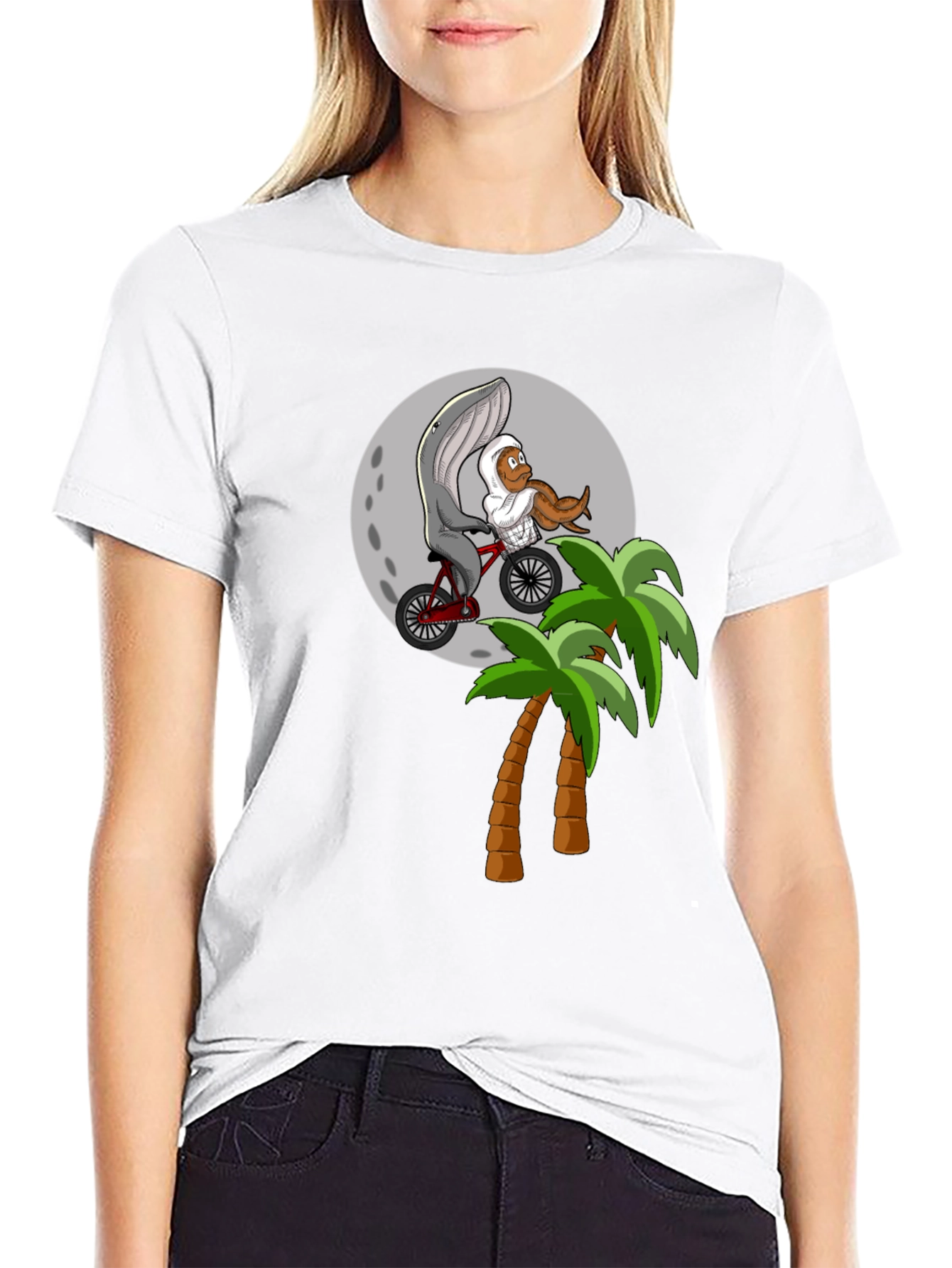 Whimsical Whale & Octopus T-Shirt