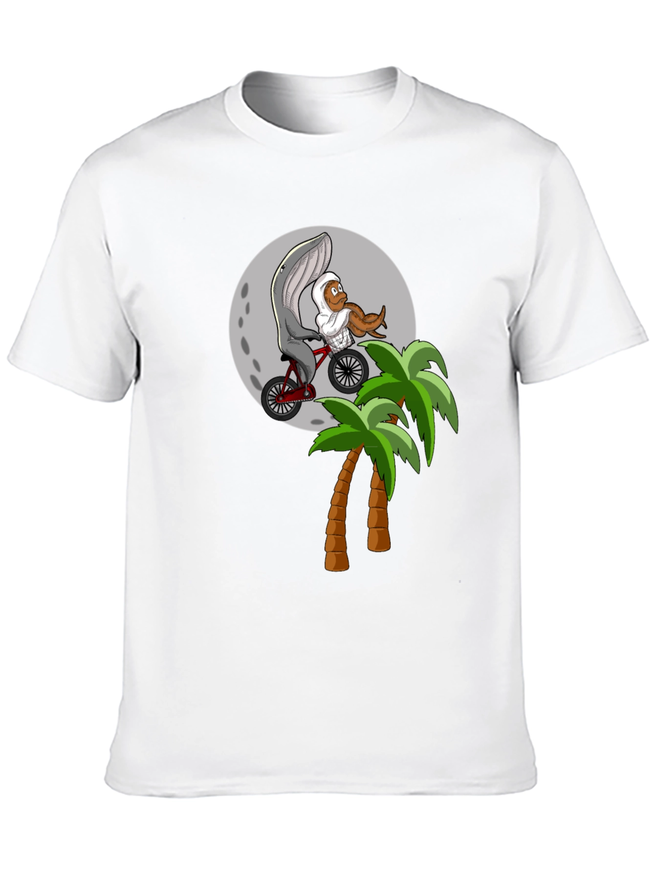Whimsical Whale & Octopus T-Shirt