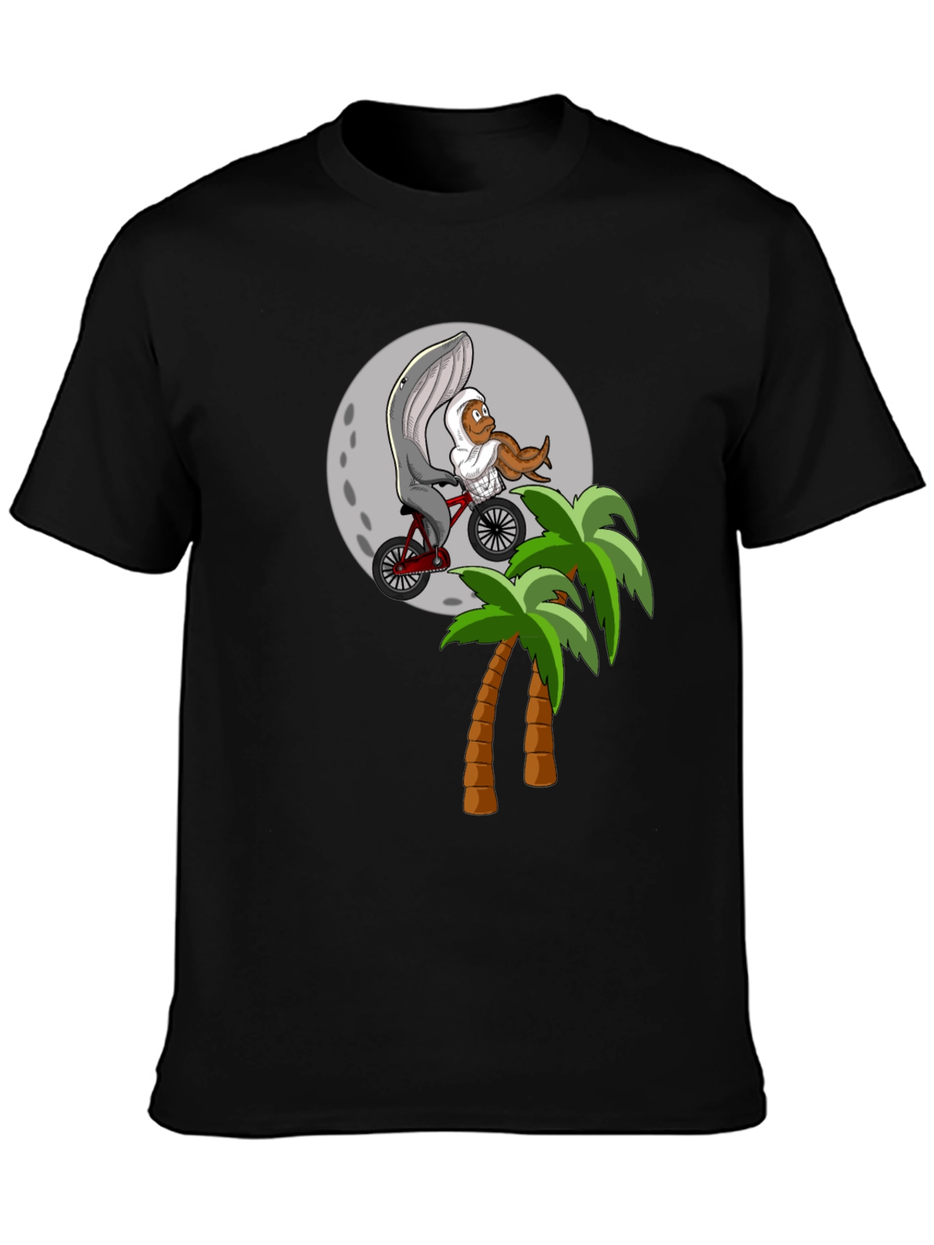 Whimsical Whale & Octopus T-Shirt