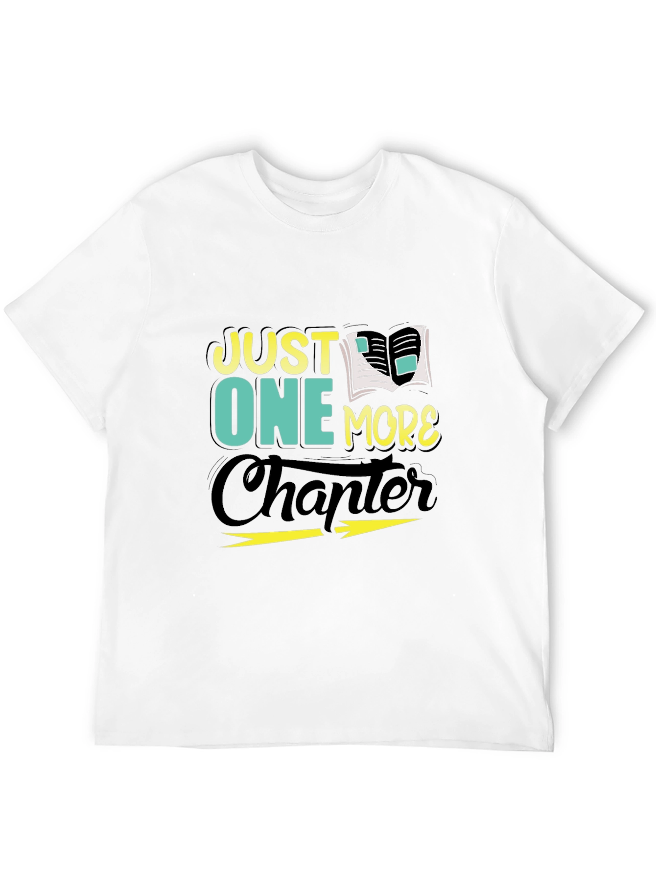 Just One More Chapter Black Graphic Tee