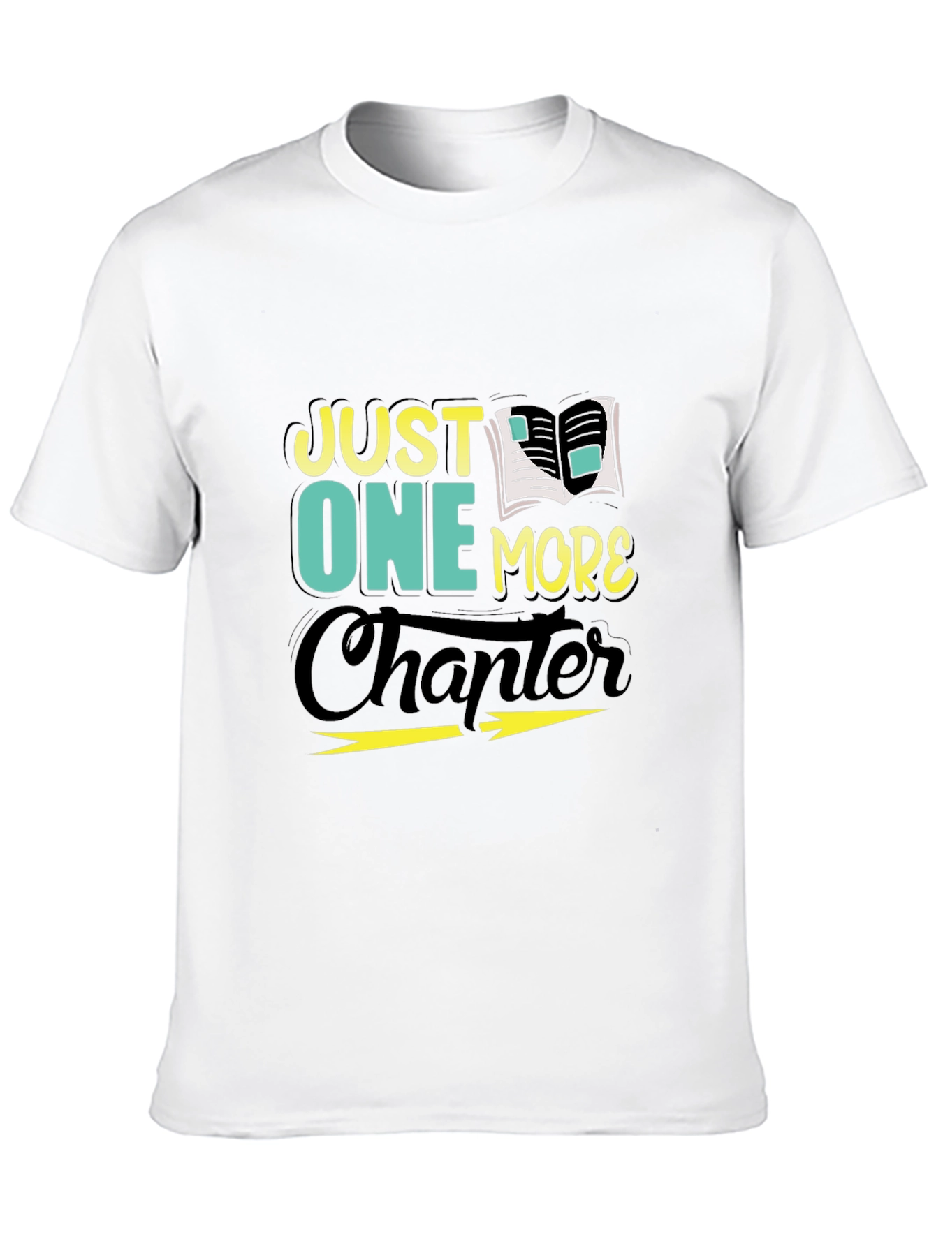 Just One More Chapter Black Graphic Tee