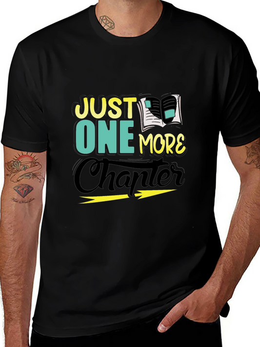 Just One More Chapter Black Graphic Tee