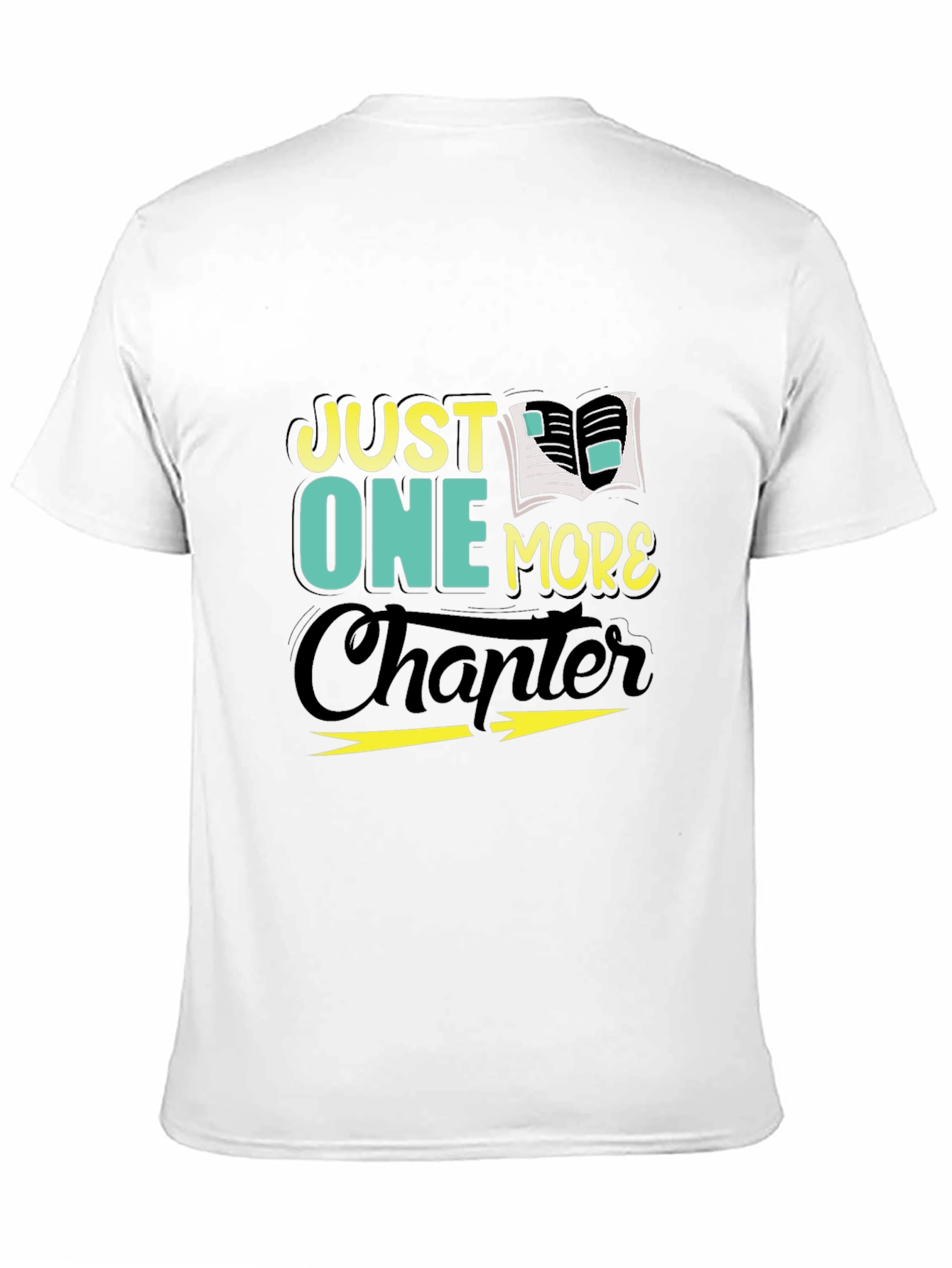 Just One More Chapter Black Graphic Tee