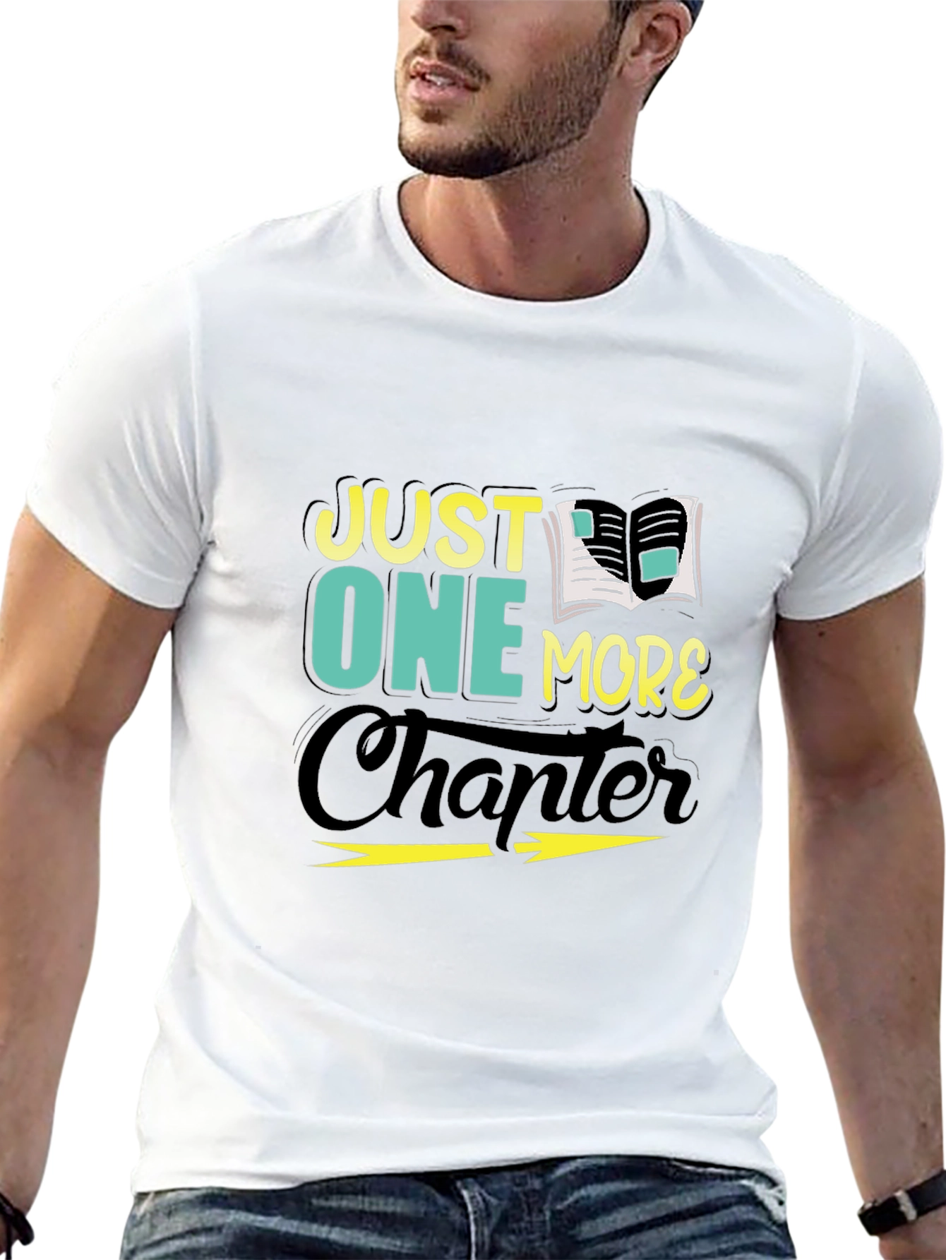 Just One More Chapter Black Graphic Tee