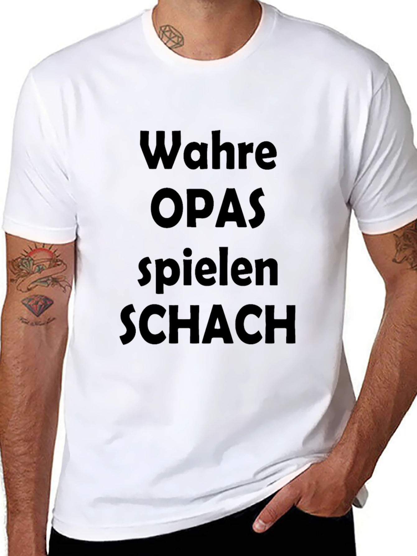 Wahre OPAS spielen SCHACH T-Shirt