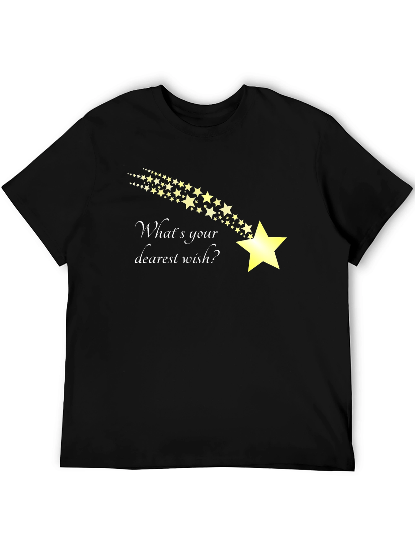 Wish Upon A Star Black T-Shirt
