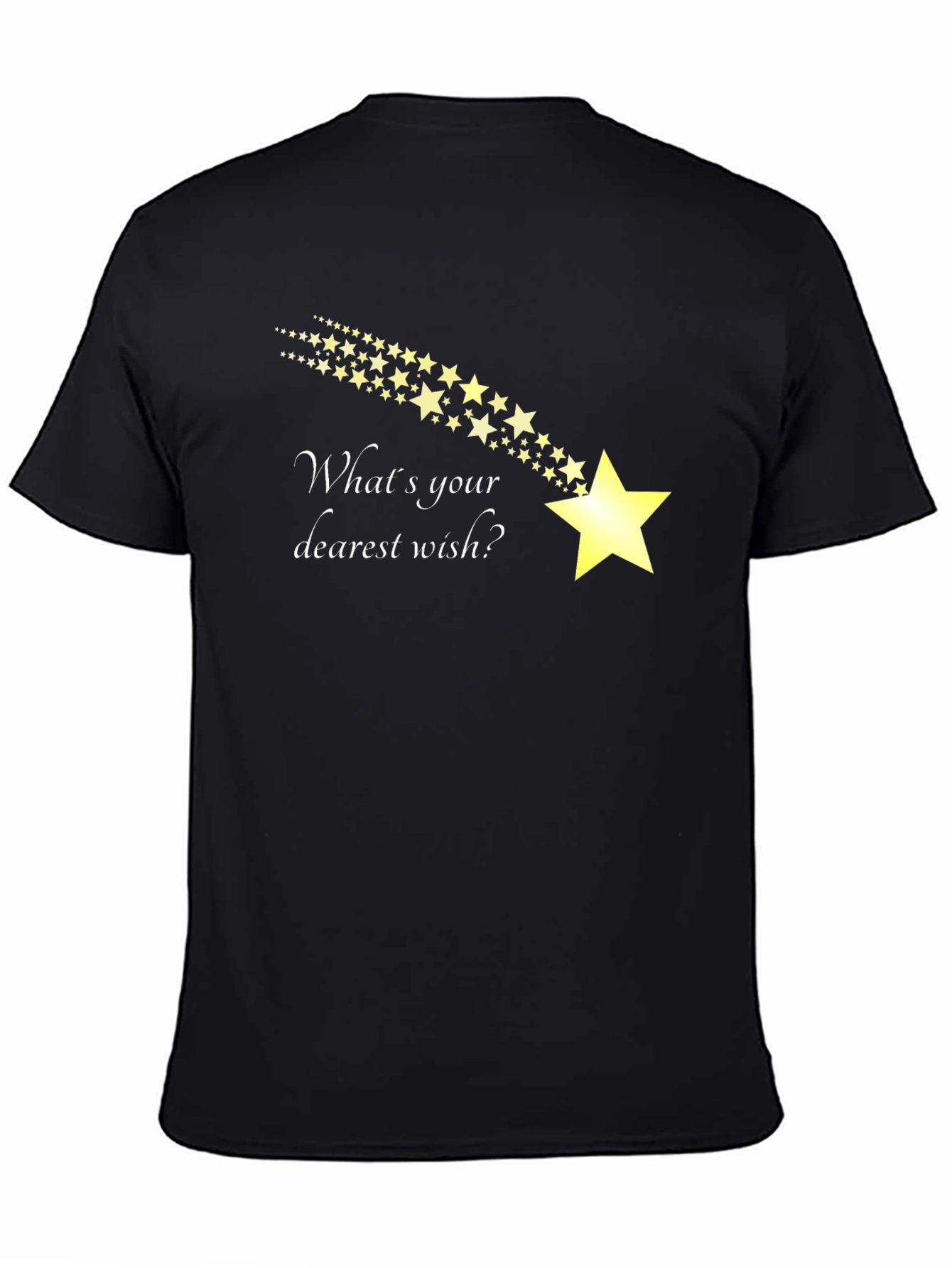 Wish Upon A Star Black T-Shirt
