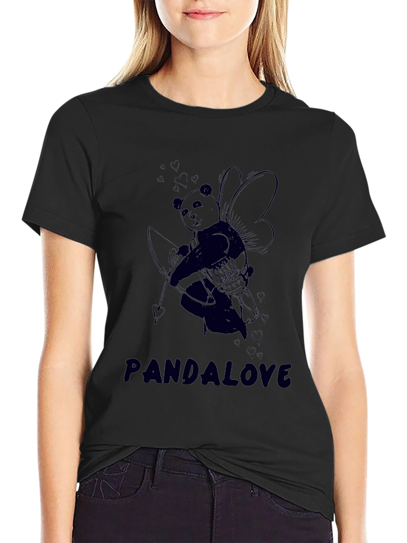 PandaLove Cupid Graphic Tee