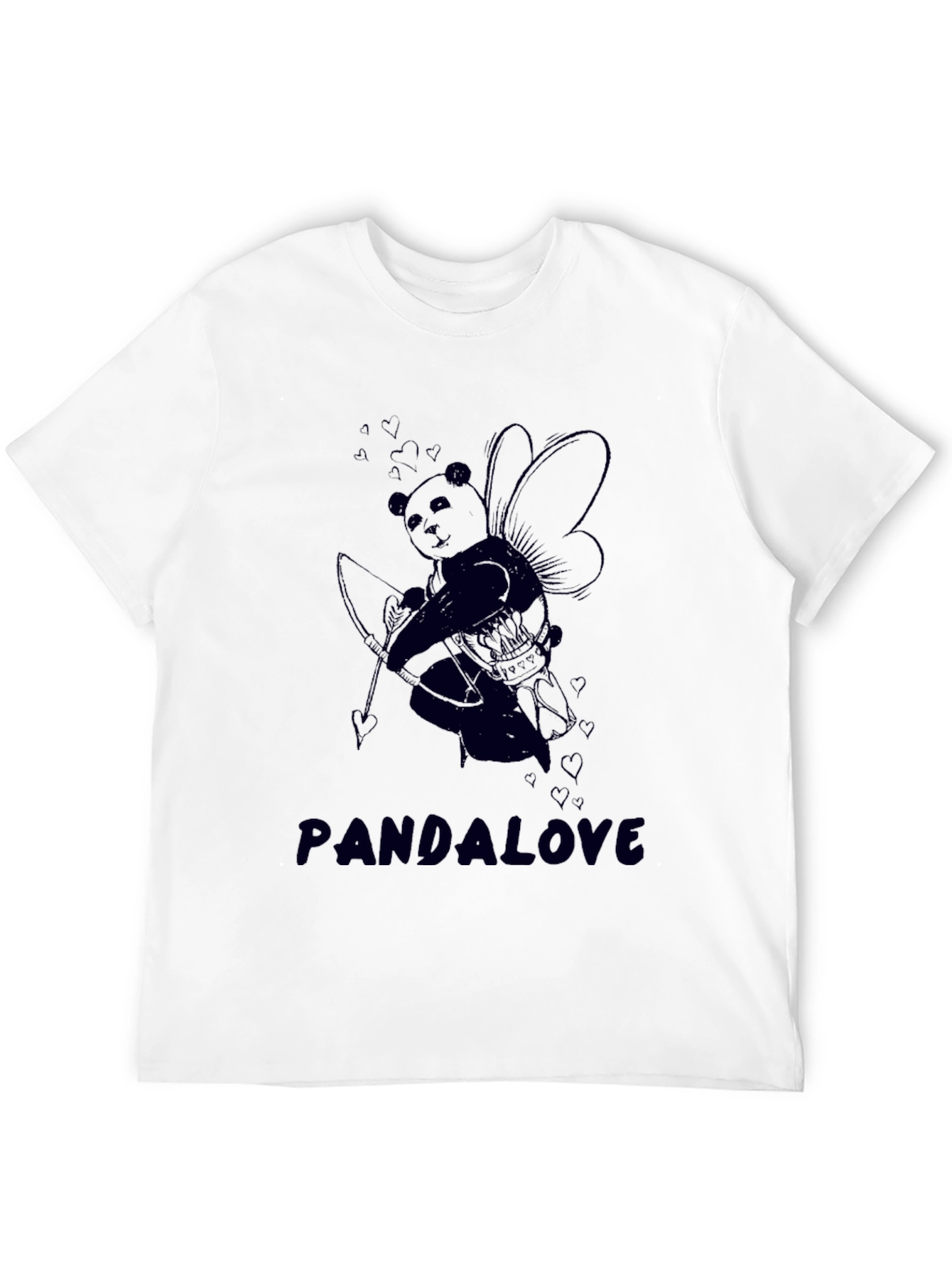 PandaLove Cupid Graphic Tee