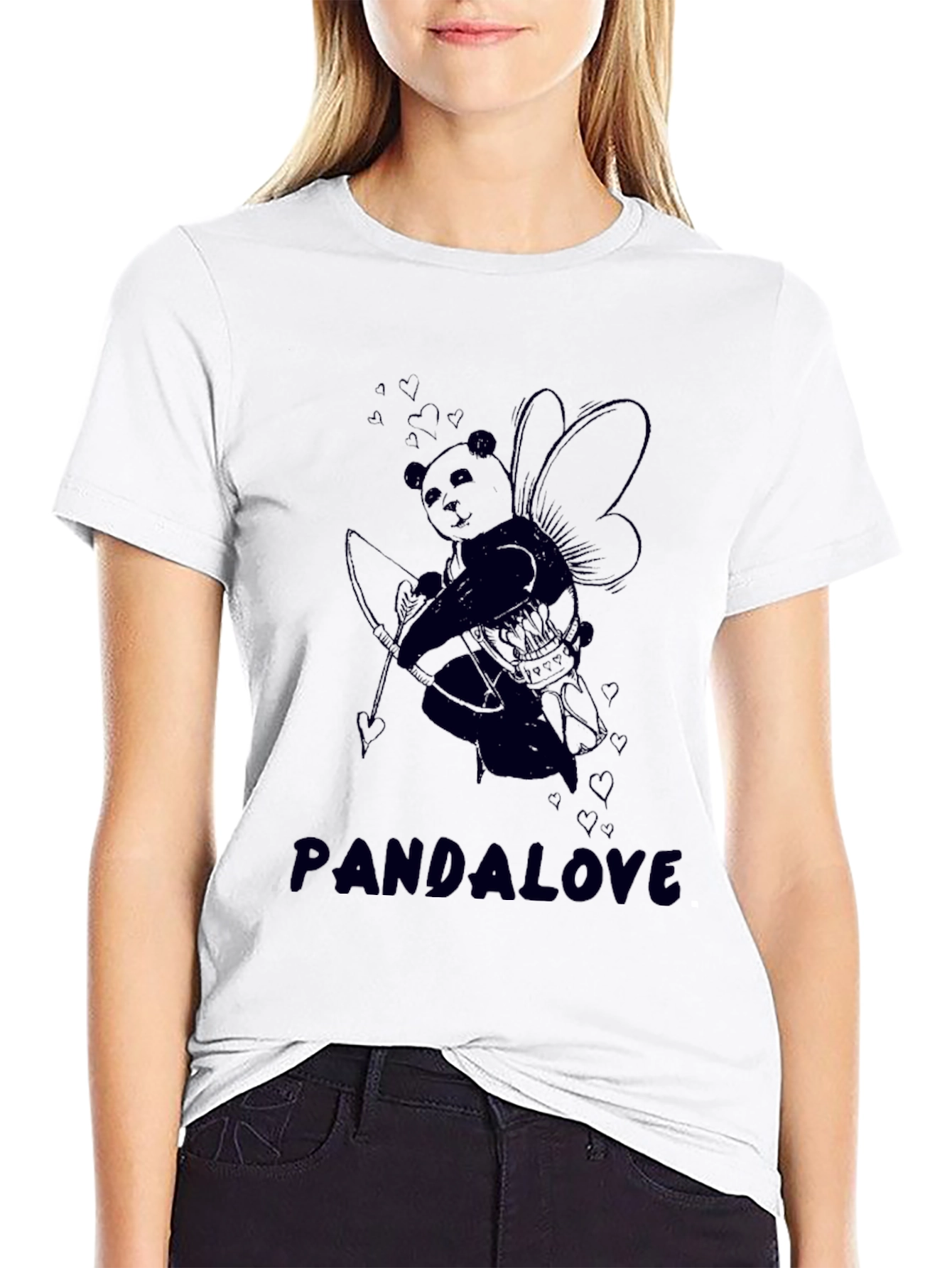 PandaLove Cupid Graphic Tee