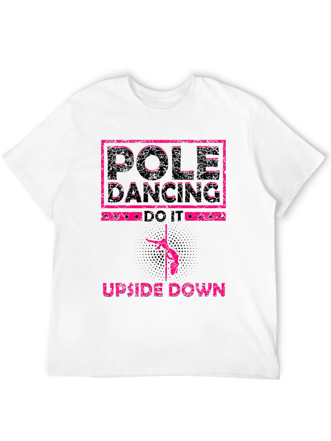 Pole Dancing Upside Down Graphic T-Shirt
