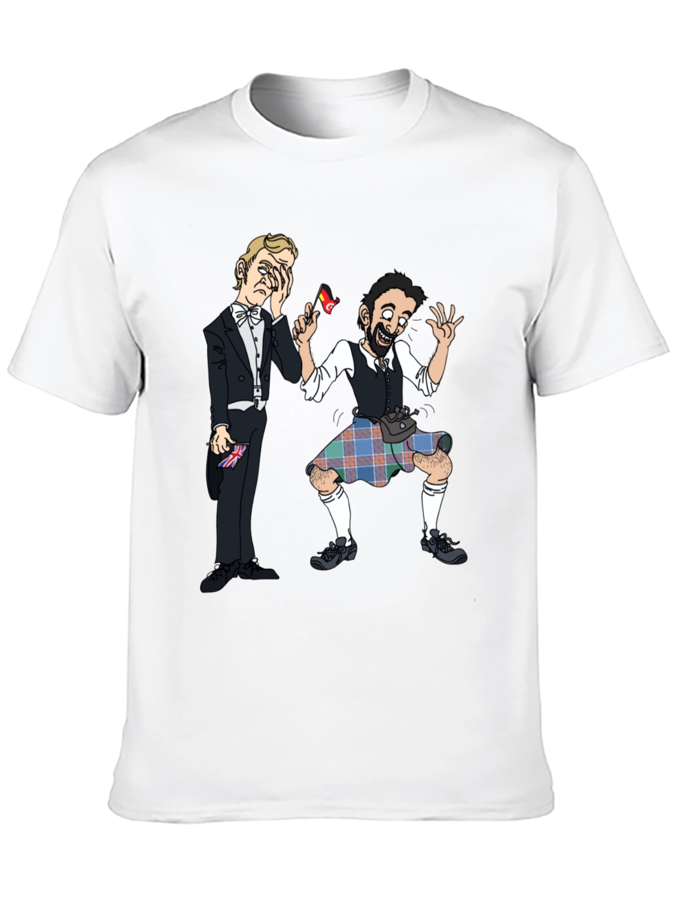 Humorous Cartoon Graphic Tee