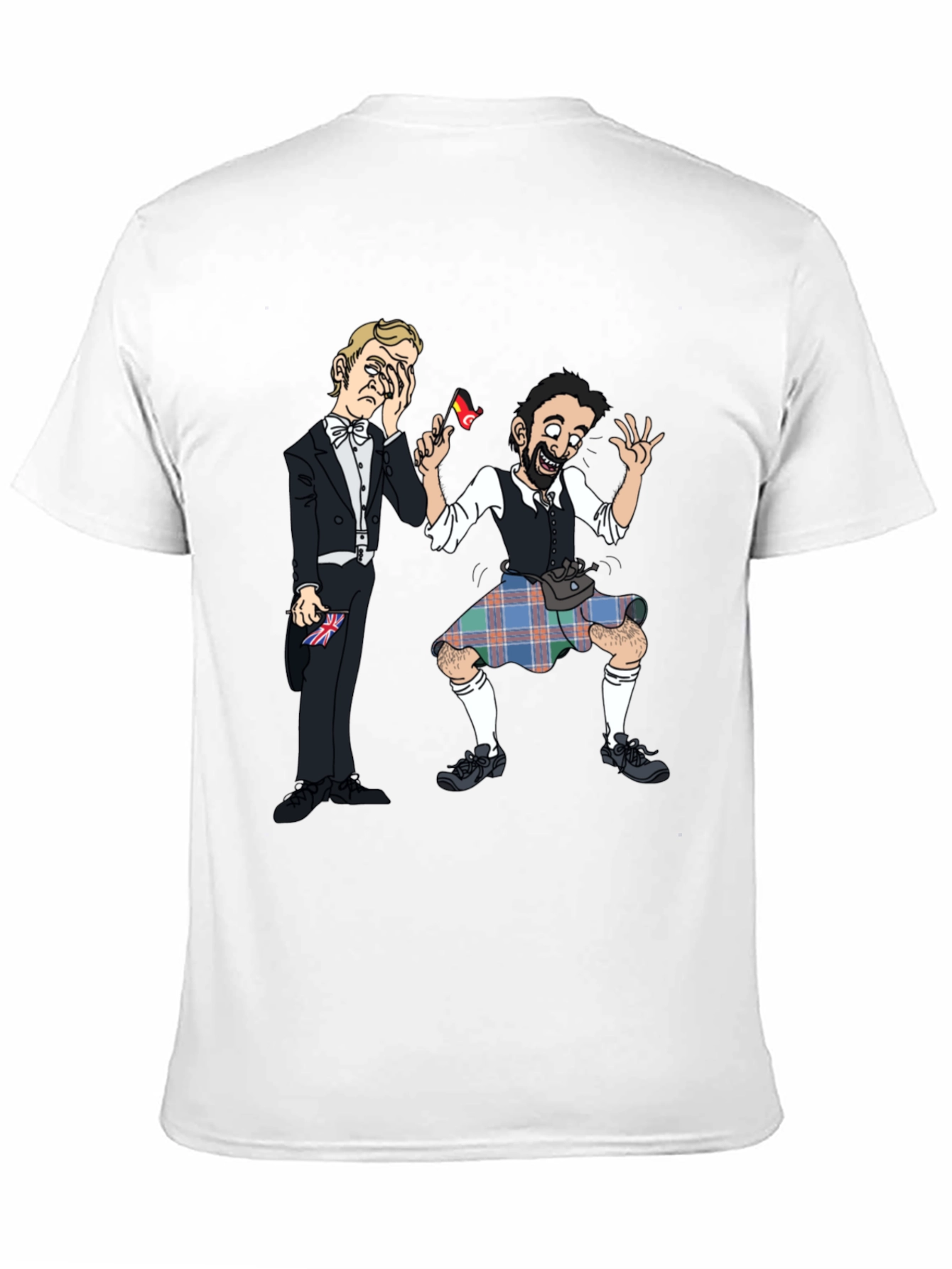 Humorous Cartoon Graphic Tee