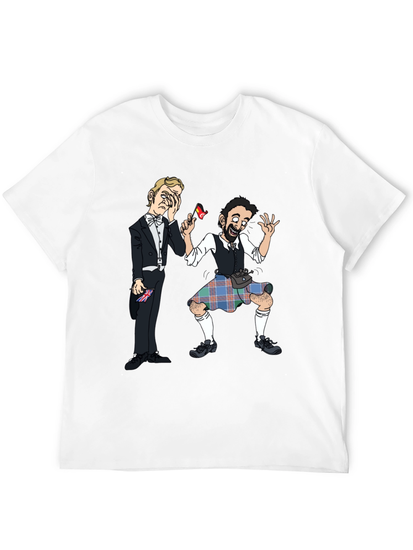 Humorous Cartoon Graphic Tee