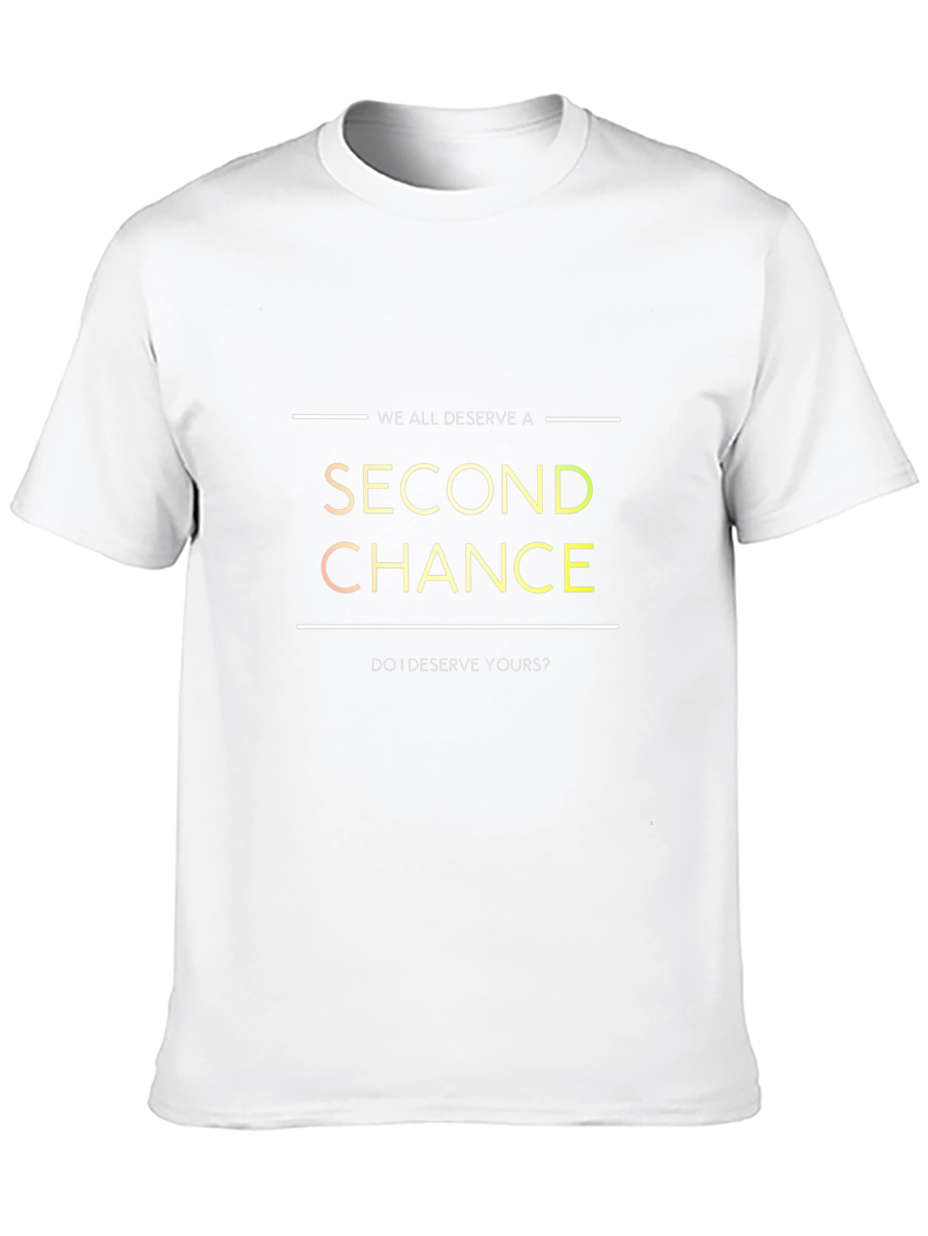 Second Chance Graphic T-Shirt - Black