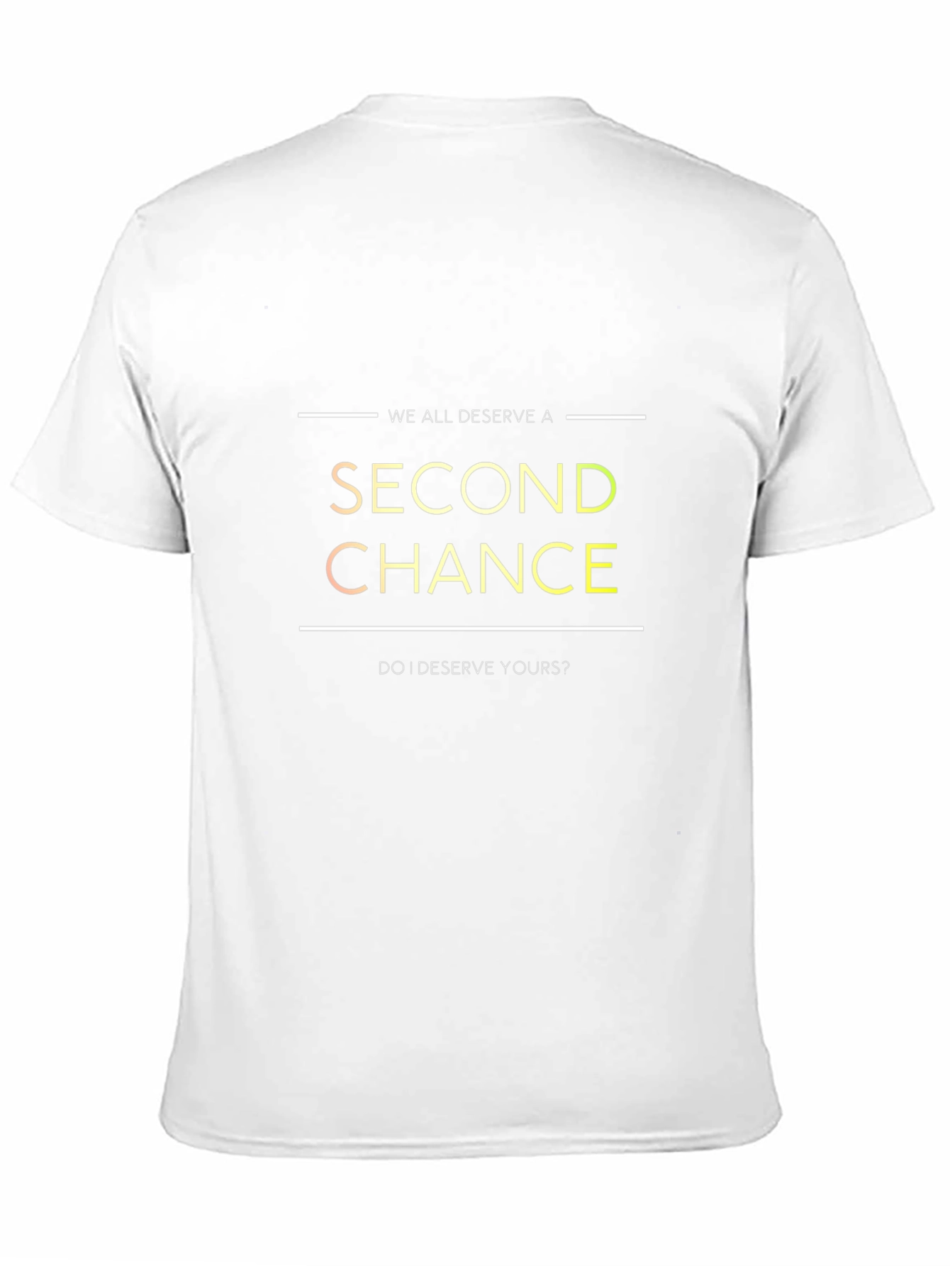 Second Chance Graphic T-Shirt - Black