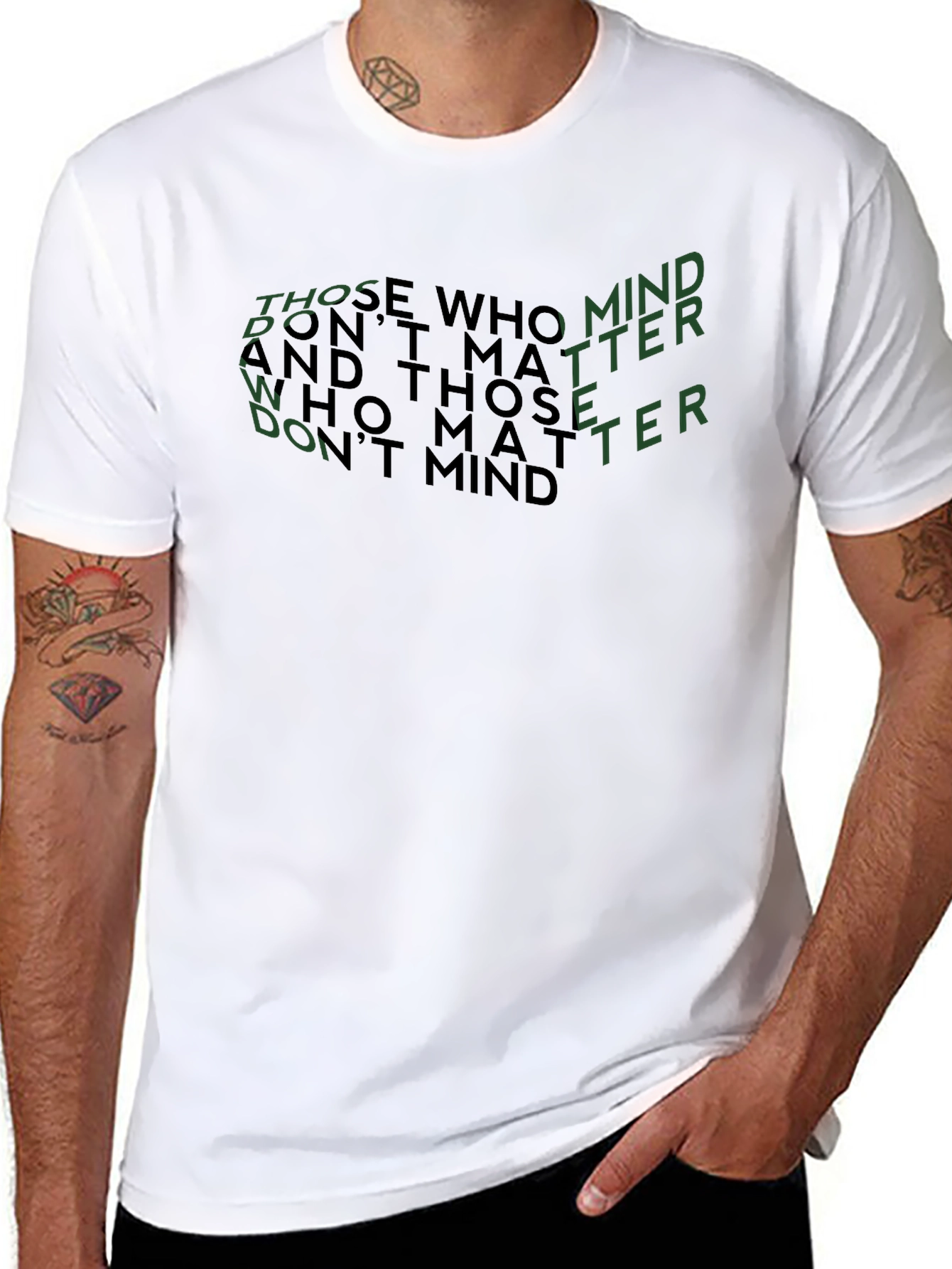 Mind Over Matter Graphic Tee - Black