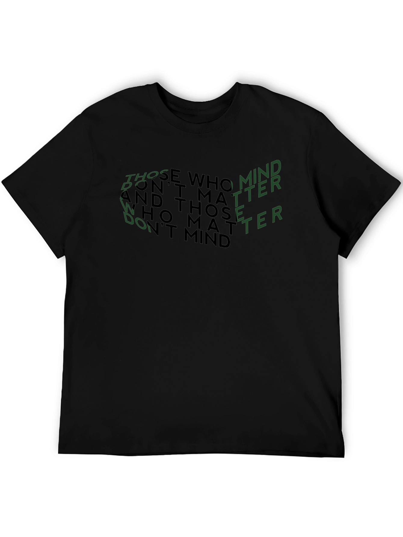 Mind Over Matter Graphic Tee - Black