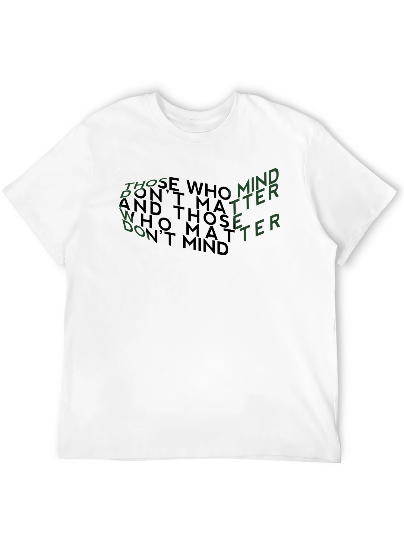 Mind Over Matter Graphic Tee - Black