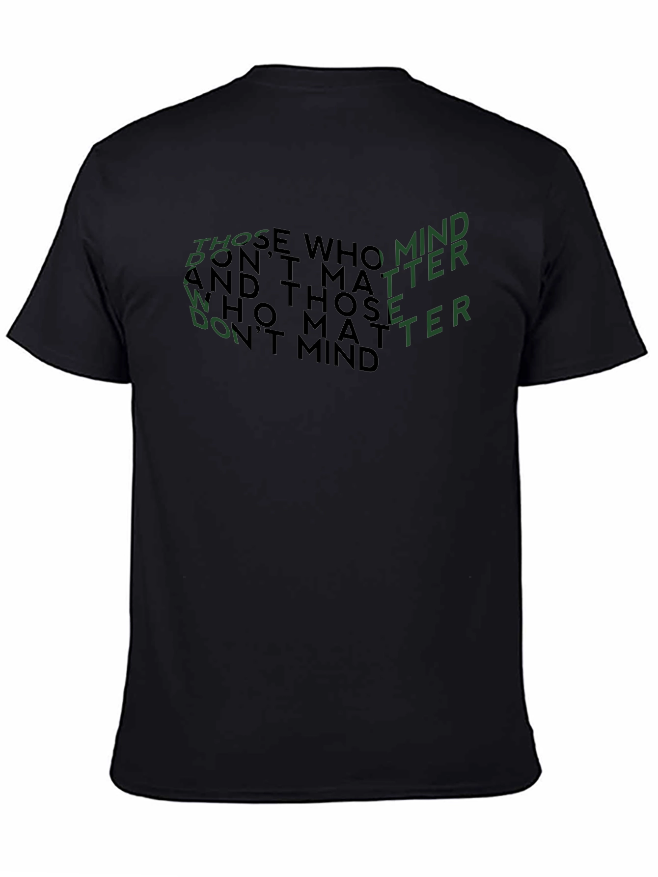 Mind Over Matter Graphic Tee - Black