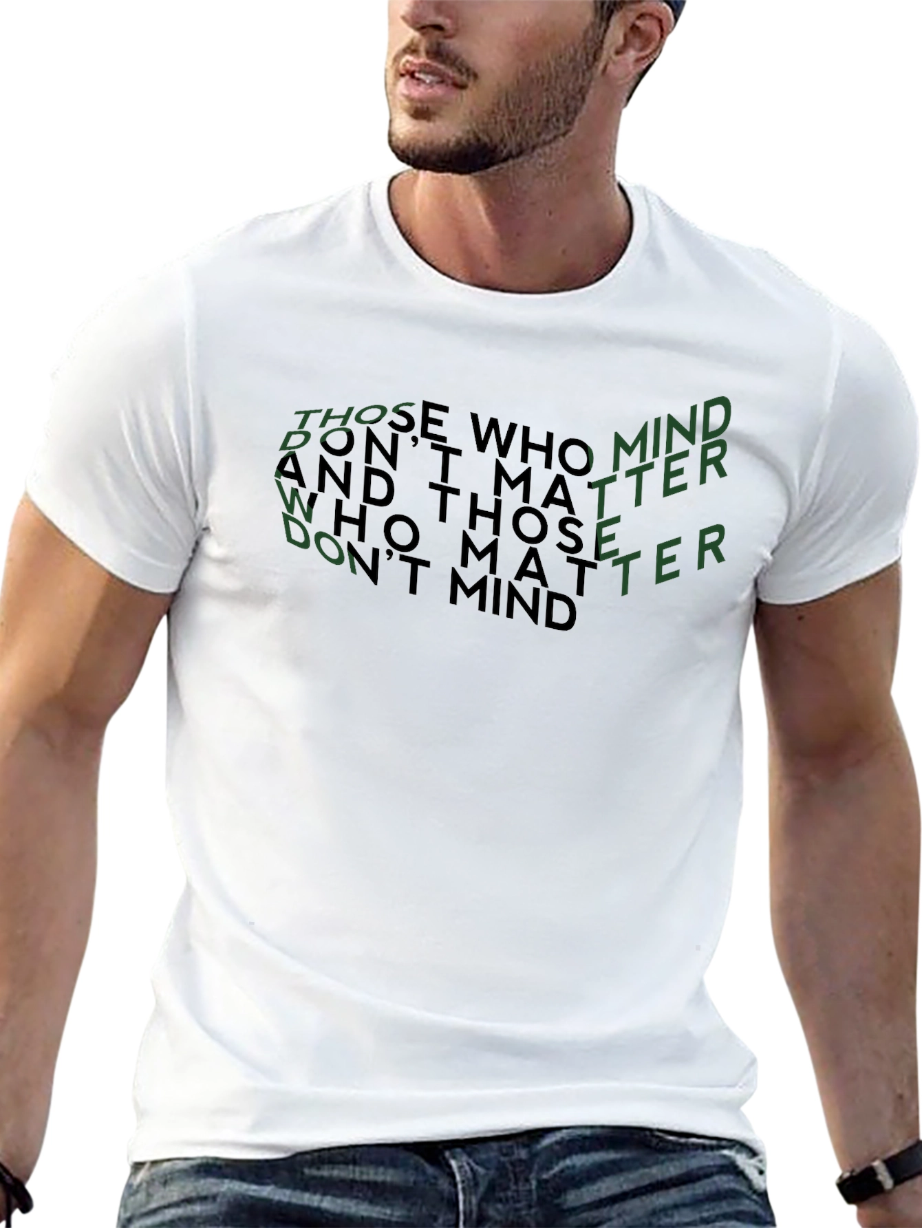 Mind Over Matter Graphic Tee - Black