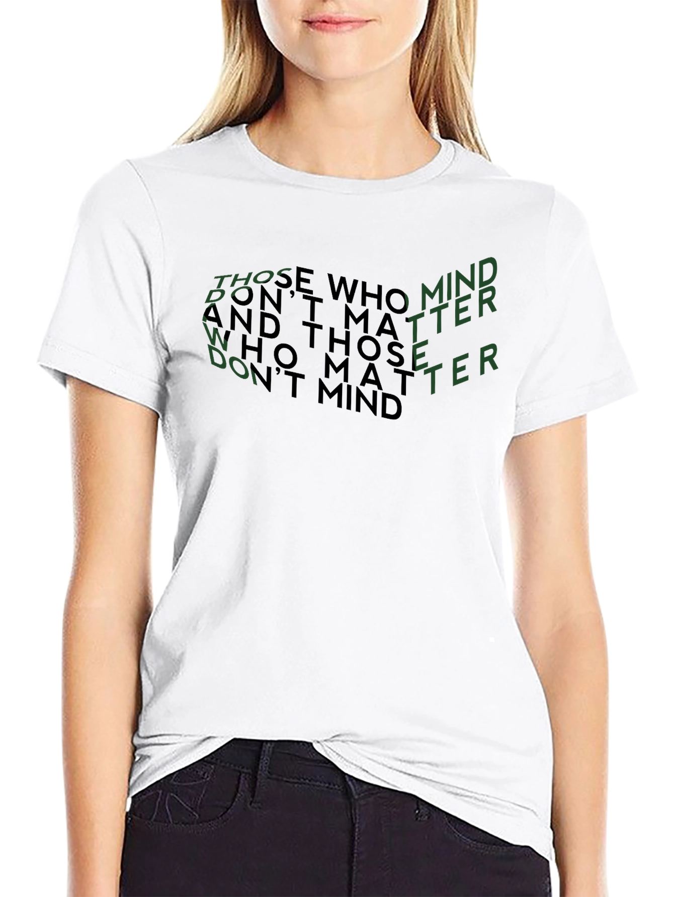 Mind Over Matter Graphic Tee - Black