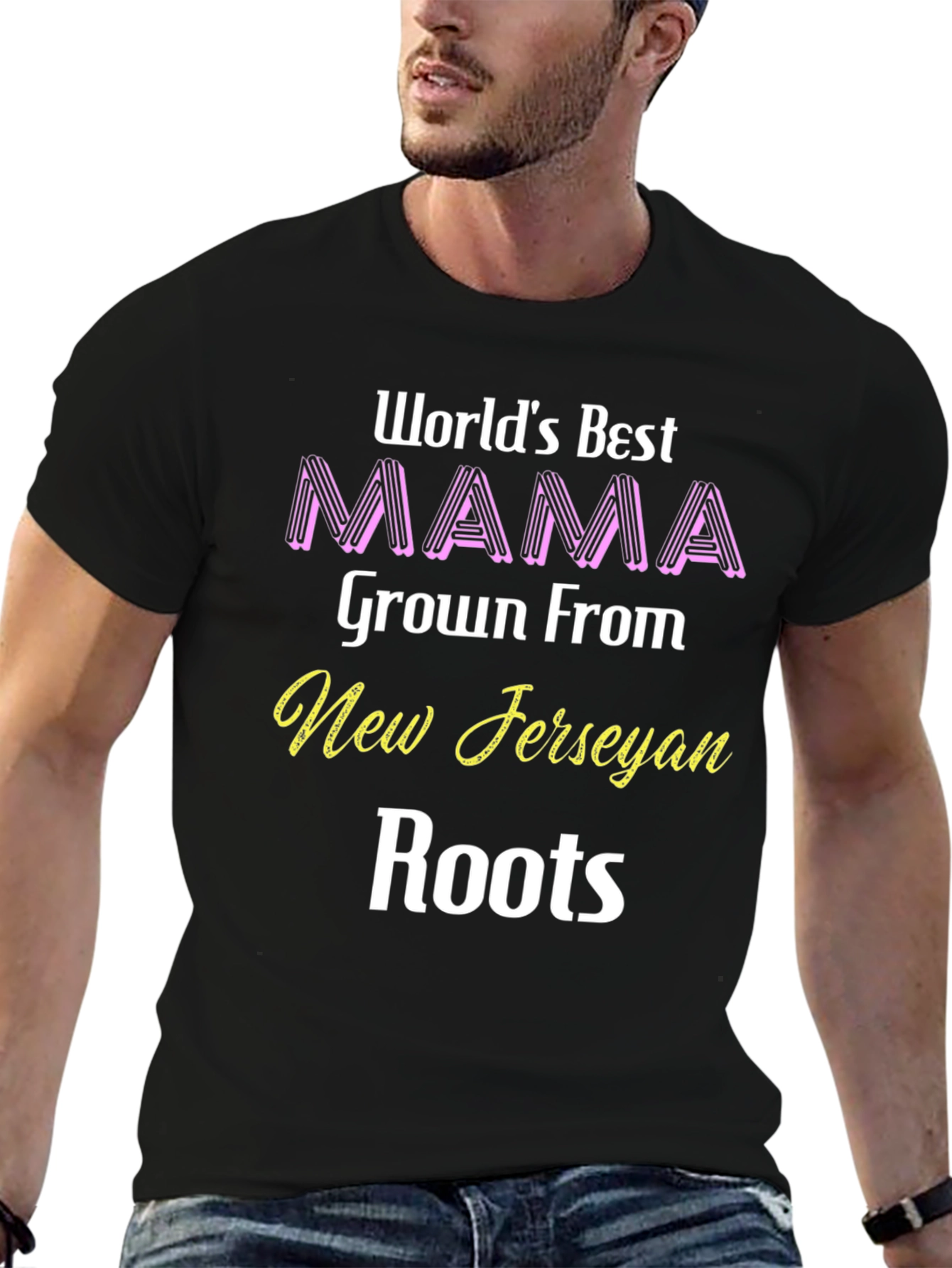 Worlds Best New Jersey Mama T-Shirt