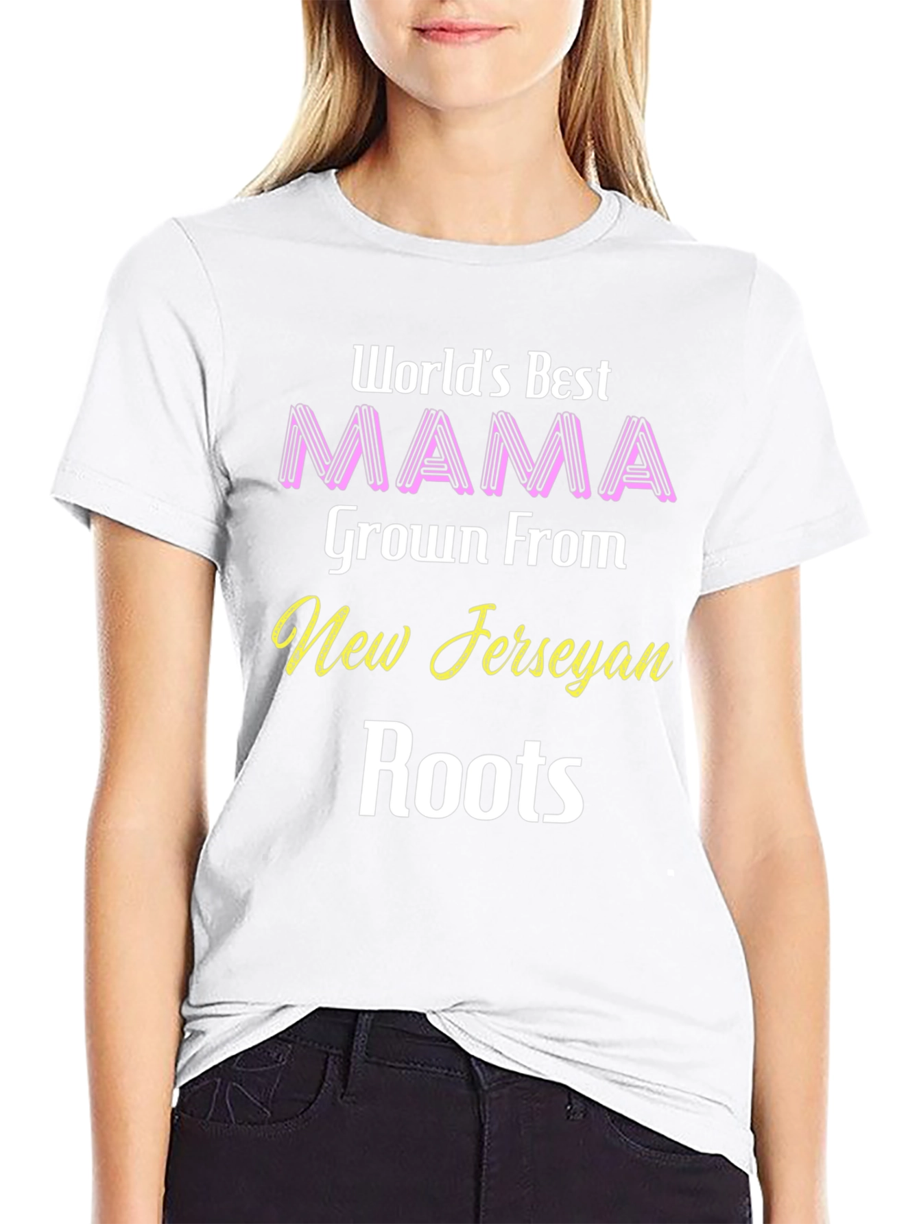 Worlds Best New Jersey Mama T-Shirt