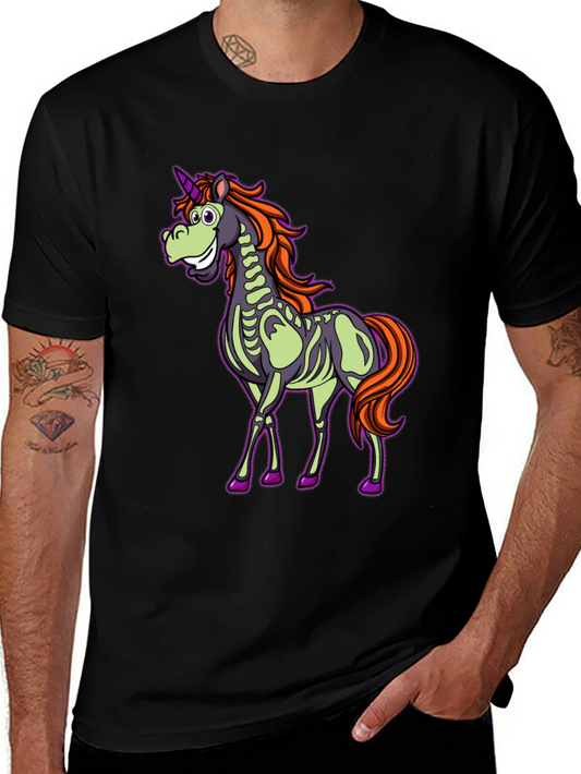 Skeleton Unicorn Graphic Tee