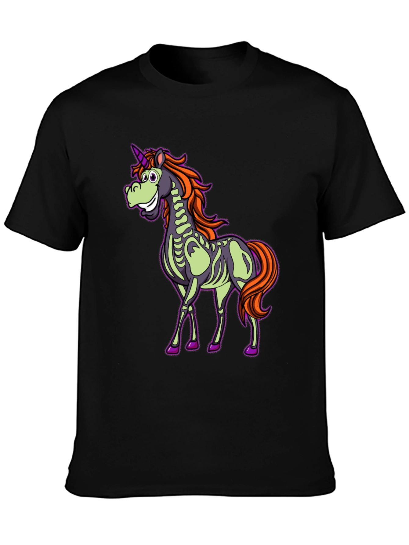 Skeleton Unicorn Graphic Tee