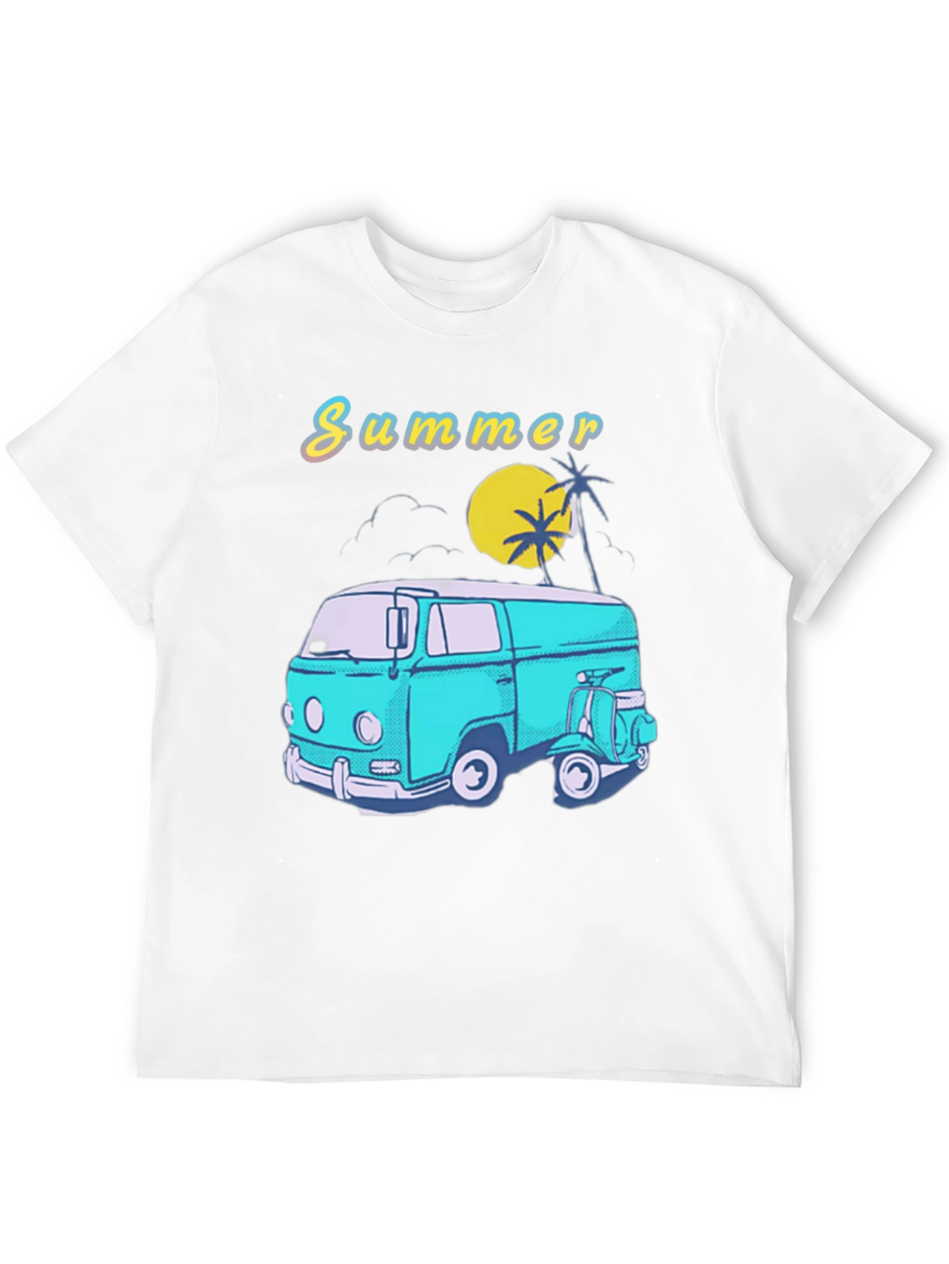 Summer Van Life T-Shirt - Retro Style