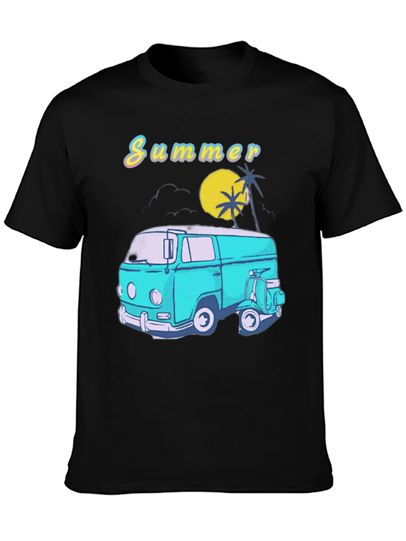 Summer Van Life T-Shirt - Retro Style